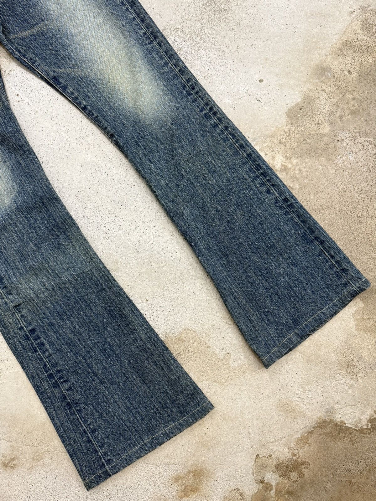 Edwin Miss Edwin 503 Flare Stonewashed Unisex Denim Pants Size 27" / US 4 / IT 40 - 4 Thumbnail