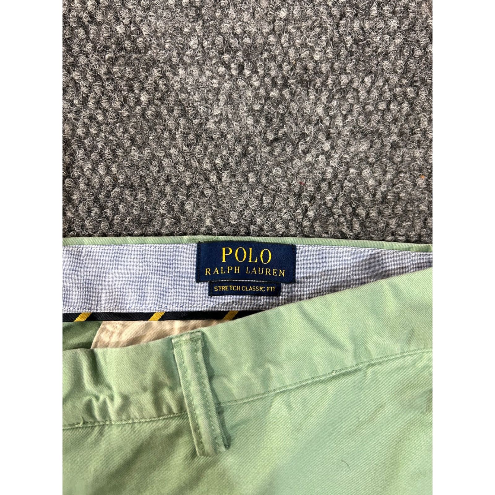 Polo Ralph Lauren Polo Ralph Lauren Chino Shorts Mens 40 Green Stretch Classic Fit Casual Twill Size US L / EU 52-54 / 3 - 3 Thumbnail