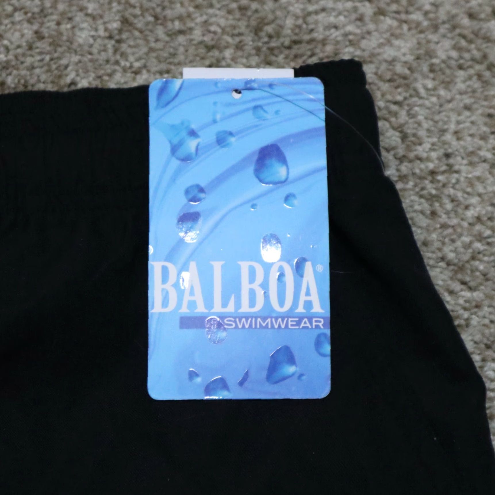 Vintage BALBOA Black Mens Surf Trunks Board Shorts With Pockets Geometric 2XL XXL 2XL Adult Regular Size US 39 - 2 Thumbnail