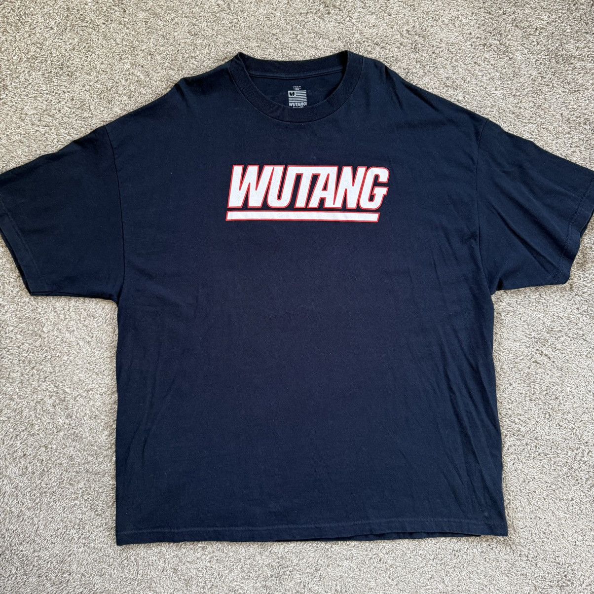 Wu-Tang Clan 🔴Wu-Tang Shirt Size 3XL New York Giants Theme Navy Blue Gza Size US XXL / EU 58 / 5 - 2 Thumbnail