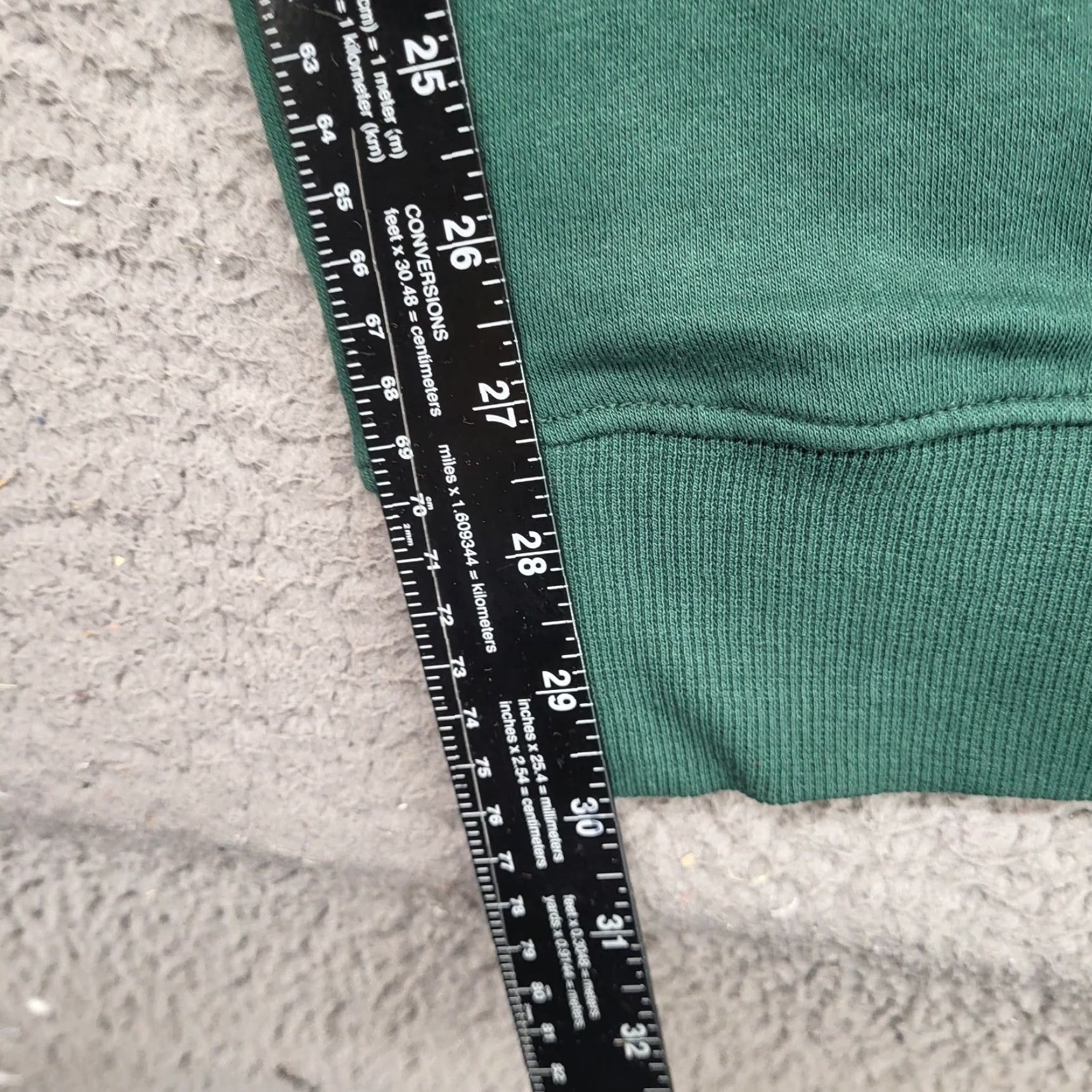 Vintage Goodfellow & Co Fleece Jogger Pants Mens Large Green Ultra Soft Tapered NWT Modern City Sports Everyday Casual Size US 33 - 5 Thumbnail