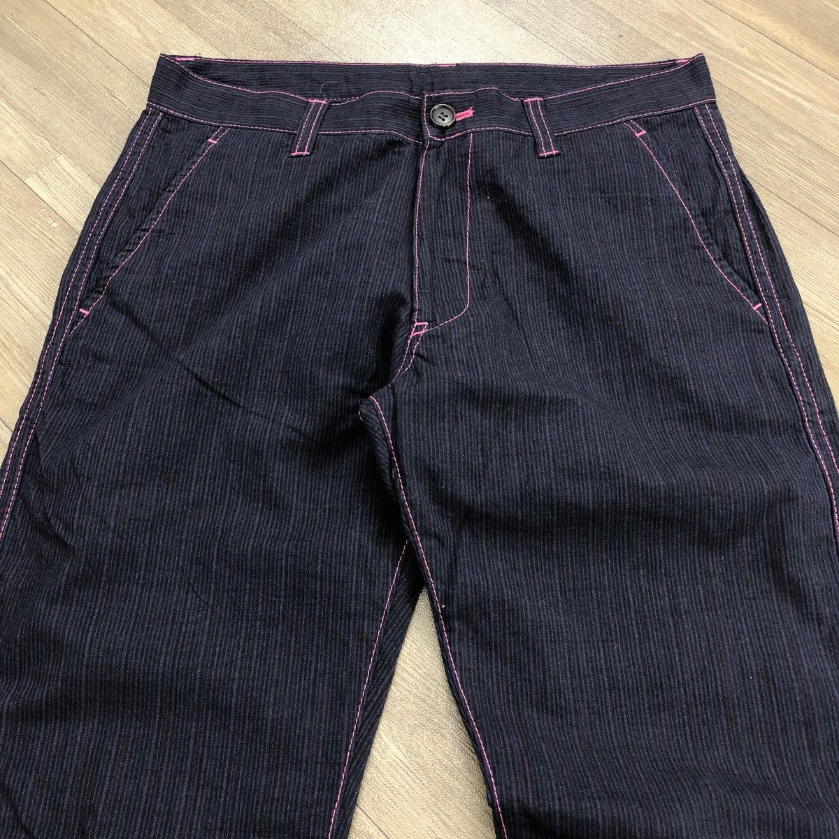 Junya Watanabe AD2005 Comme des garcons Homme CDG Striped Pants Size US 31 - 4 Thumbnail