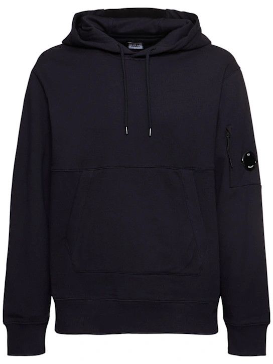 o1lsvrm0425 Raised Fleece Hooded Sweatshirt in Total Eclipse