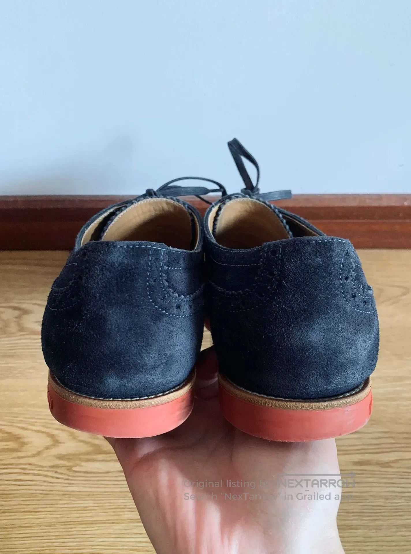 Louis Vuitton Louis Vuitton Suede Embossed Leather Shoes. Size US 6 / EU 39 - 5 Thumbnail