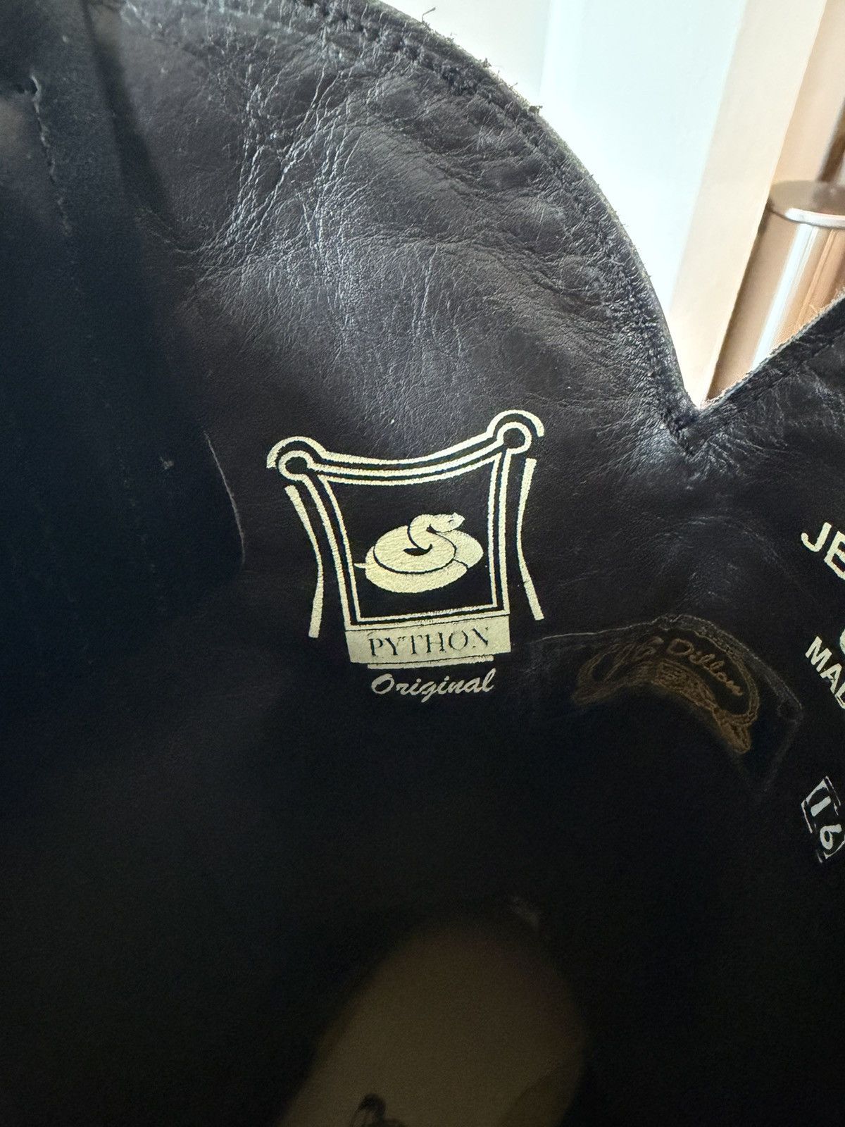 Other J.B. Dillon Reserve Genuine Python Original Cowboy Boots Size US 8 / EU 41 - 9 Thumbnail