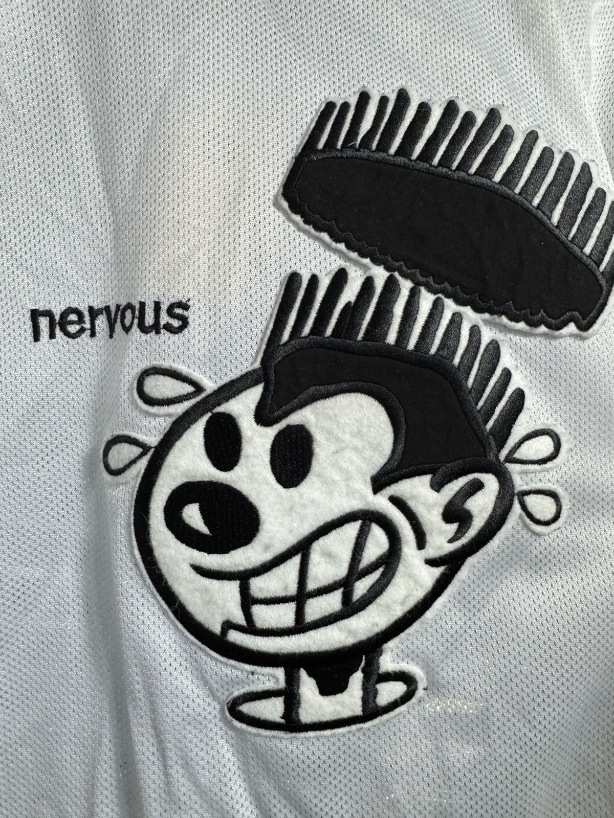 Vintage Vintage 90s Nervous Records Hockey Jersey Size US XL / EU 56 / 4 - 4 Thumbnail