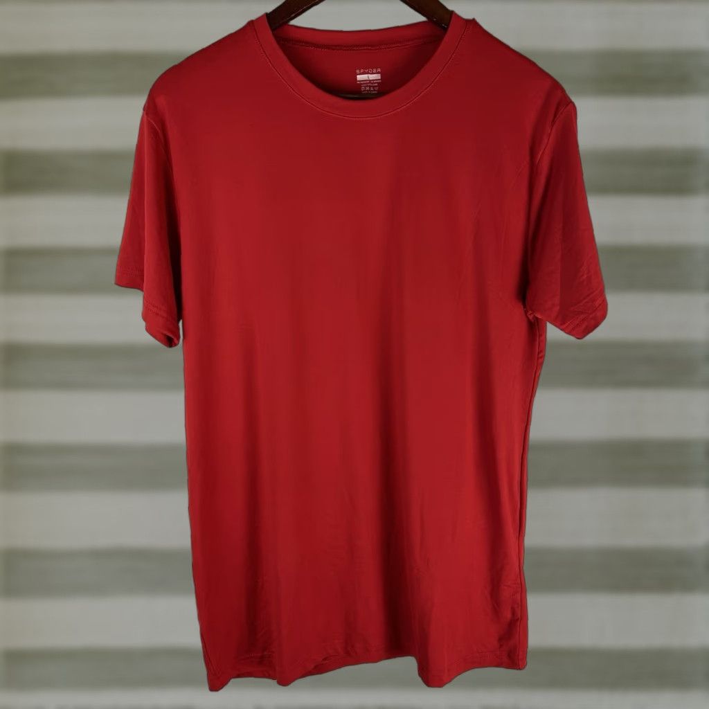Spyder Spyder Athletic Shirt Mens Large Red T-Shirt Running Training Loungewear Athleisure Size US L / EU 52-54 / 3 - 1 Thumbnail
