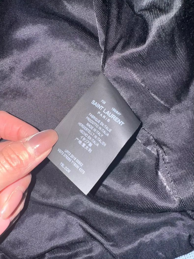 Saint Laurent Paris Saint Laurent Haze Blue Teddy jacket 2504-Nextarrow Size XS / US 0-2 / IT 36-38 - 4 Thumbnail