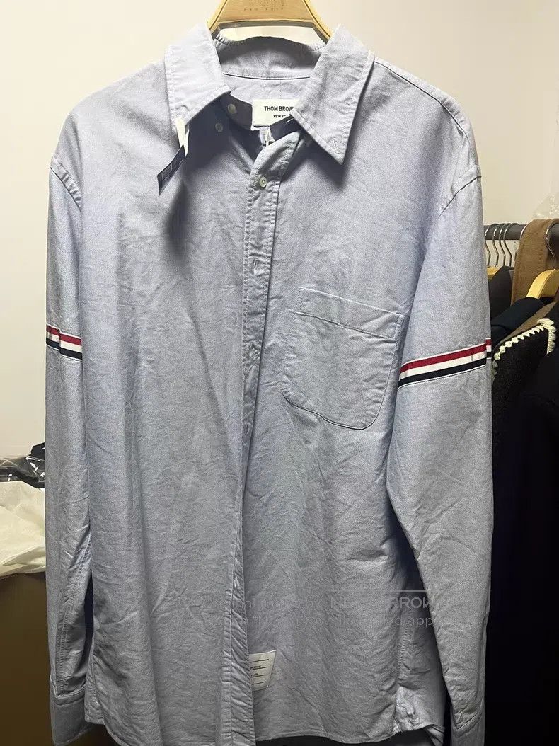 Thom Browne Thom Browne Blue Shirt Size US XXL / EU 58 / 5 - 1 Thumbnail