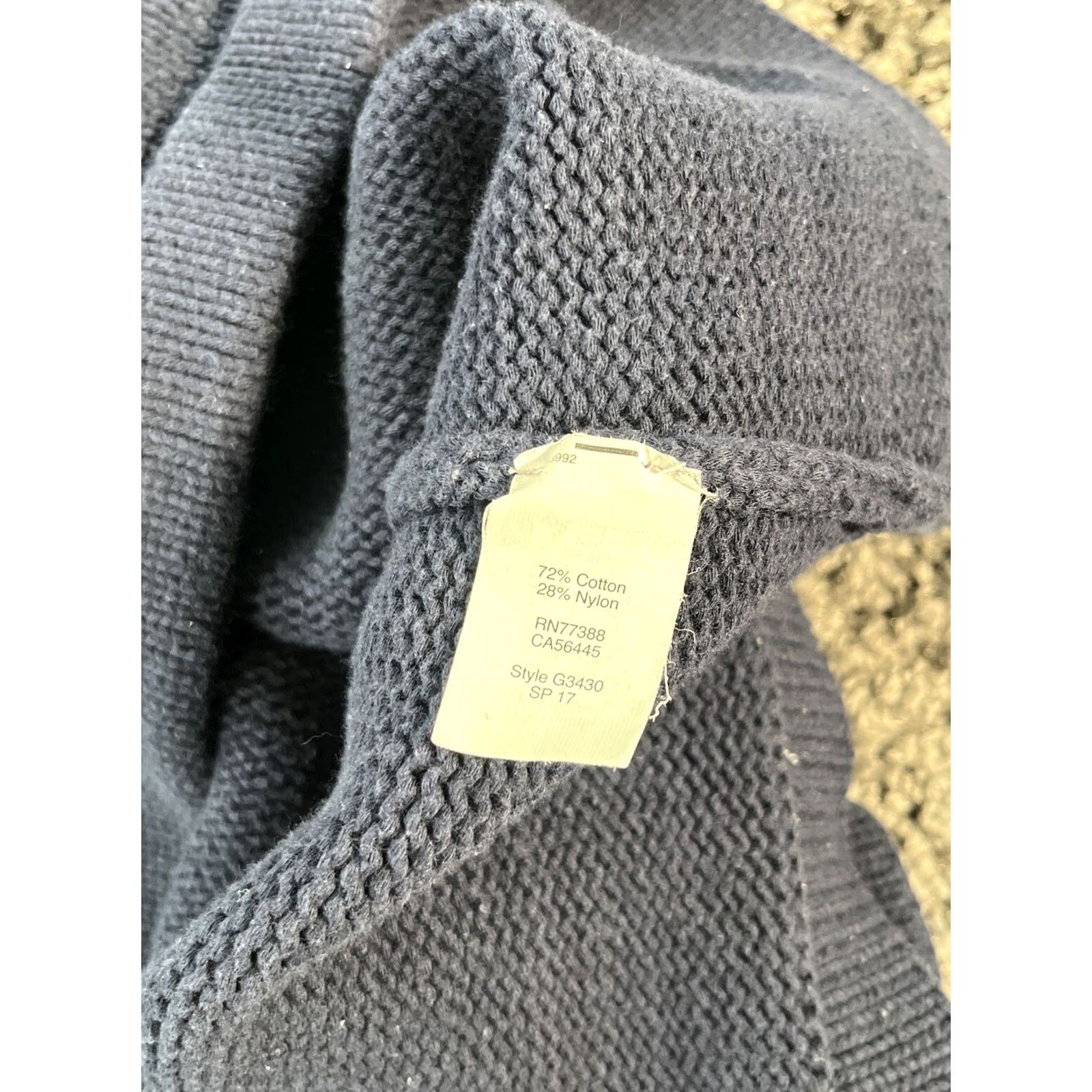 J.Crew VINTAGE J.CREW Sweater Vest Womens Medium Blue Fisherman Cable Knit Sleeveless Cotton City Classic Mens? Size M / US 6-8 / IT 42-44 - 5 Thumbnail