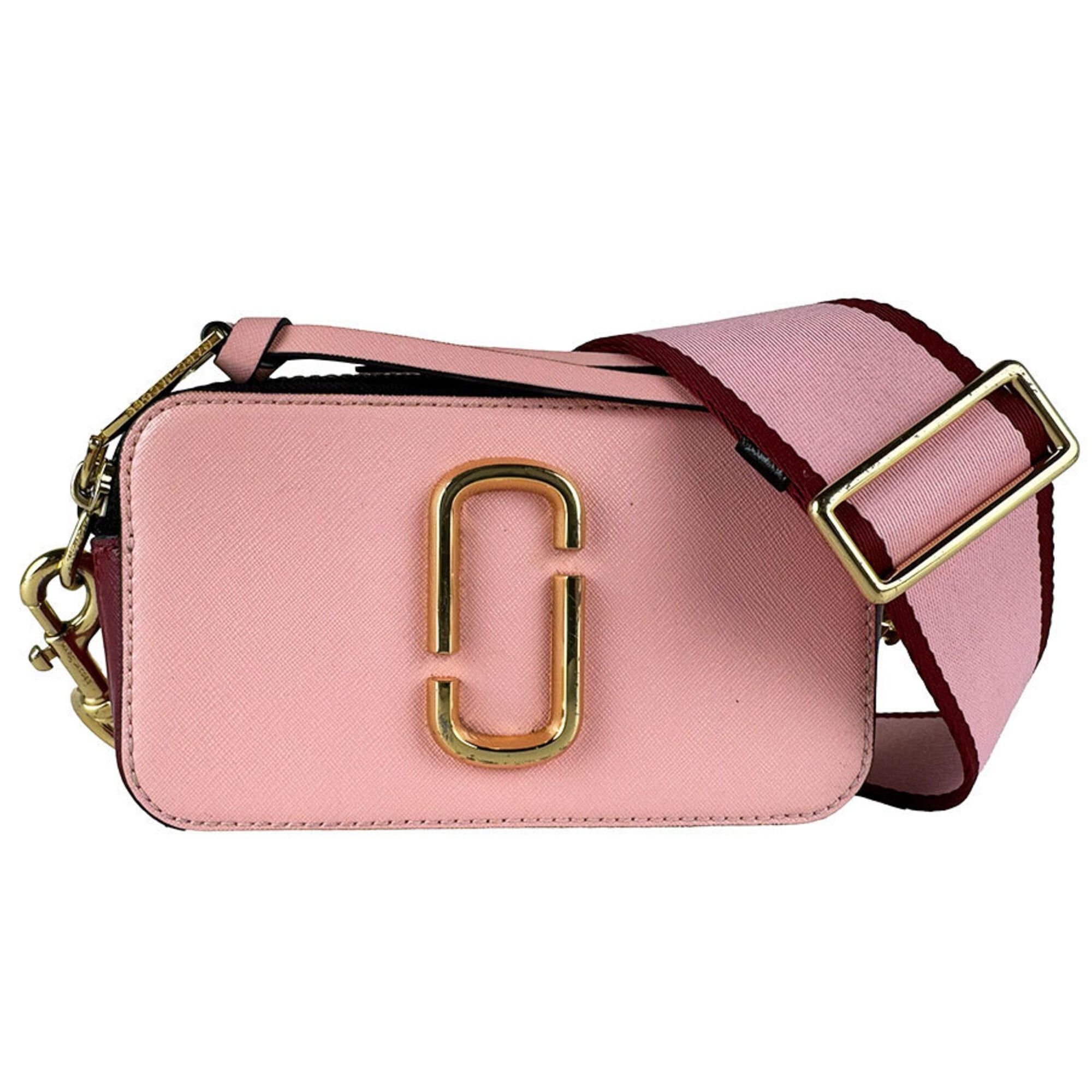 Marc Jacobs Marc Jacobs Snapshot Shoulder Bag, Coated Canvas, Pink, Gold, Red, Women's (z10930) Size ONE SIZE - 1 Thumbnail