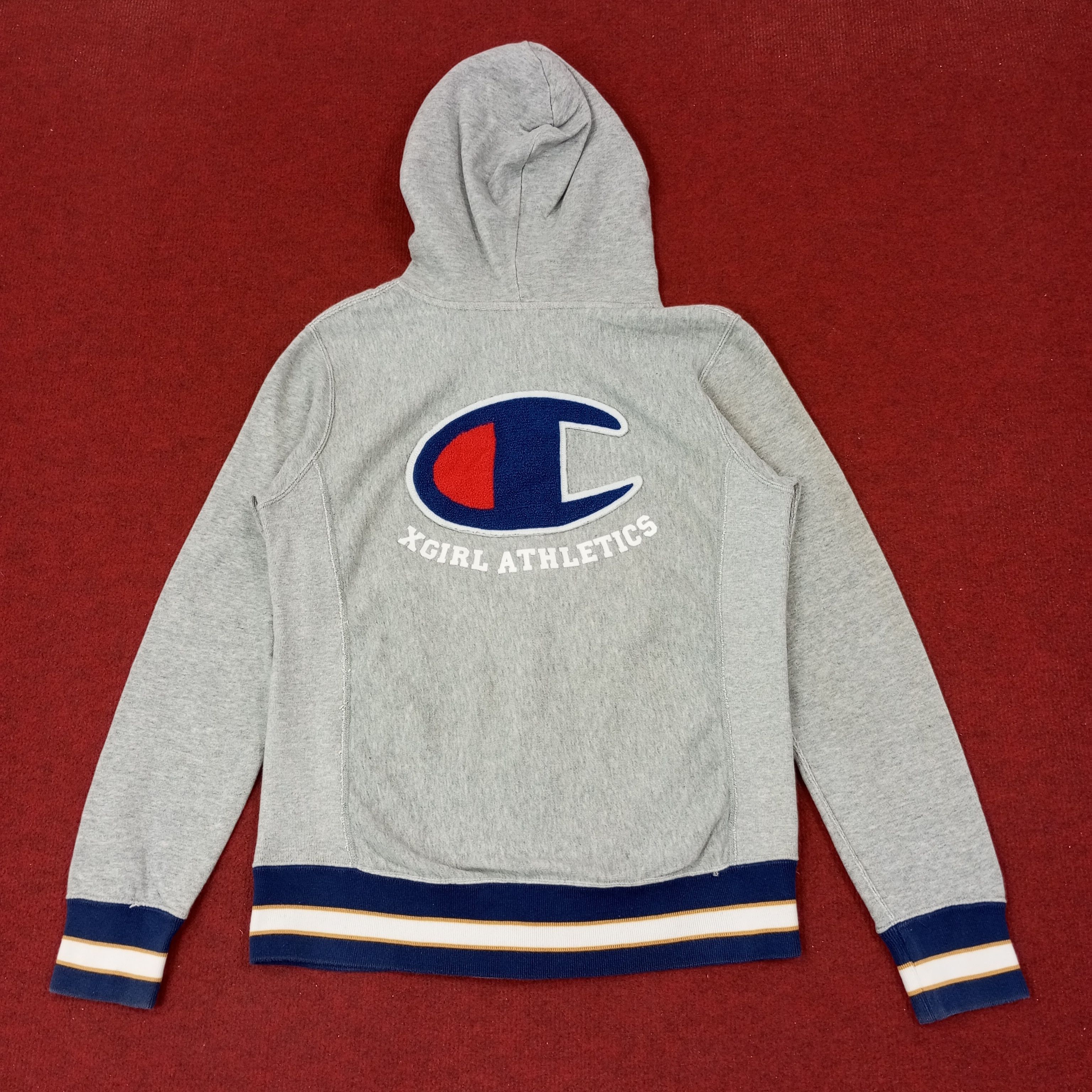 Champion × Vintage Champion x X-Girl Athletics Jacket Hoodies c218n21 Size US S / EU 44-46 / 1 - 1 Thumbnail