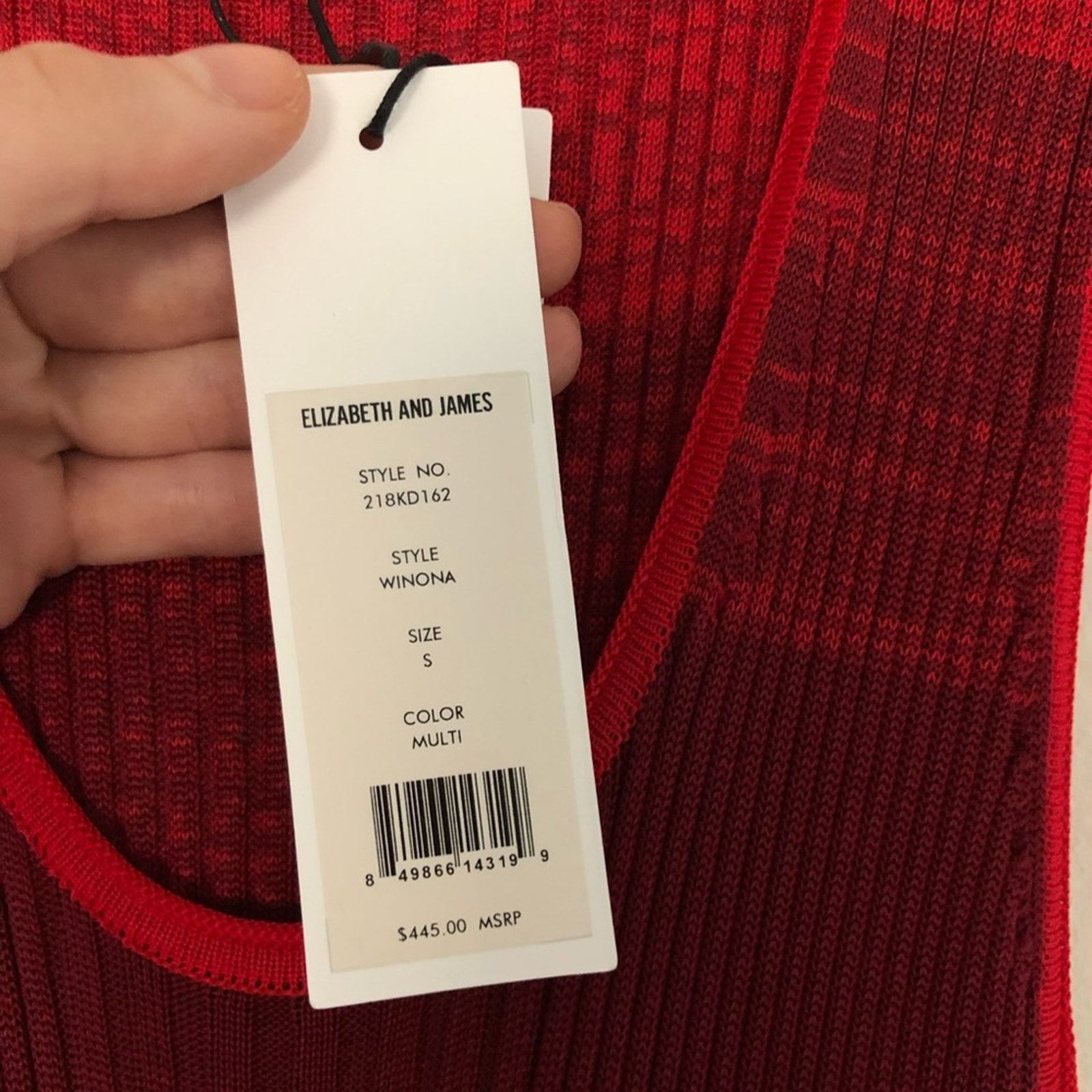 Elizabeth and James Elizabeth and James Red Blue Ombré Maxi Dress Sz S Size S / US 4 / IT 40 - 5 Thumbnail