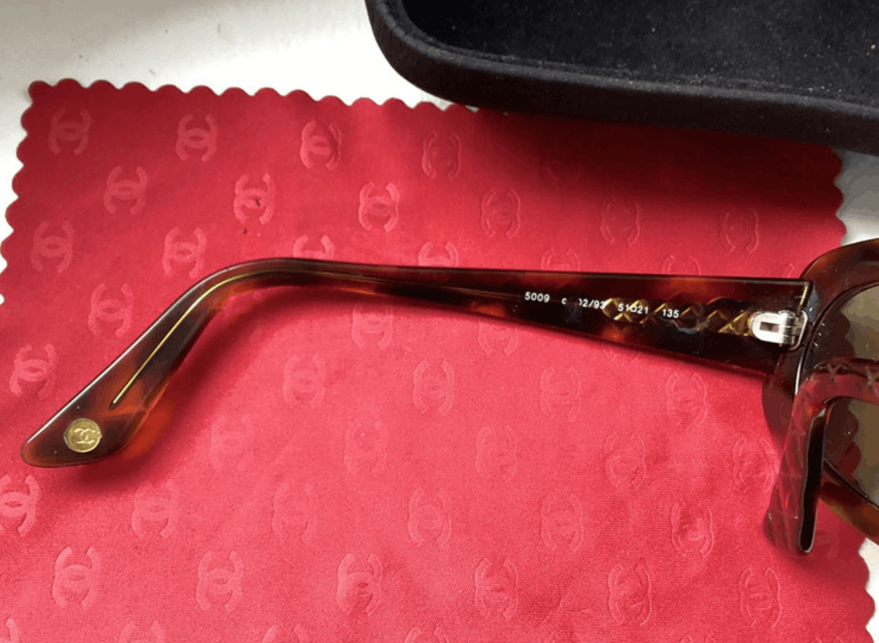 Chanel Chanel Sunglasses 5009 CC Rhinestone 4017 Rimless Vintage Size ONE SIZE - 7 Thumbnail