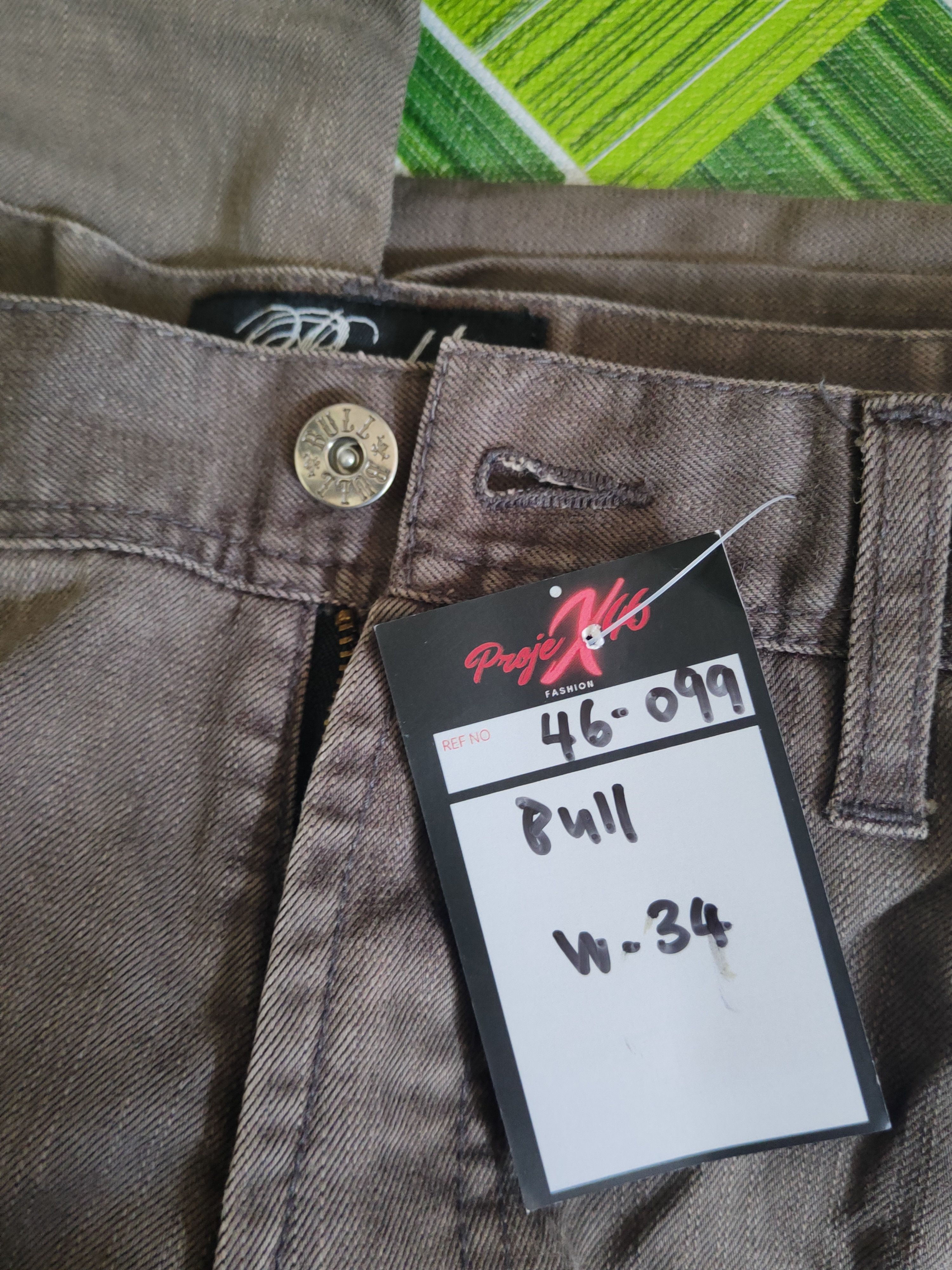Japanese Brand DL Bull Brown Faded Multipocket Cargo Pants #46-099 Size US 34 / EU 50 - 15 Thumbnail