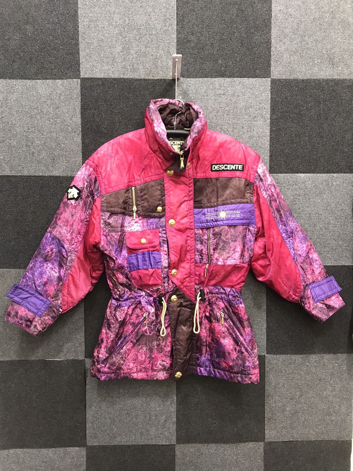 Descente × Vintage Vintage DESCENTE Glaxy Motive Ski Jacket Size US M / EU 48-50 / 2 - 1 Thumbnail