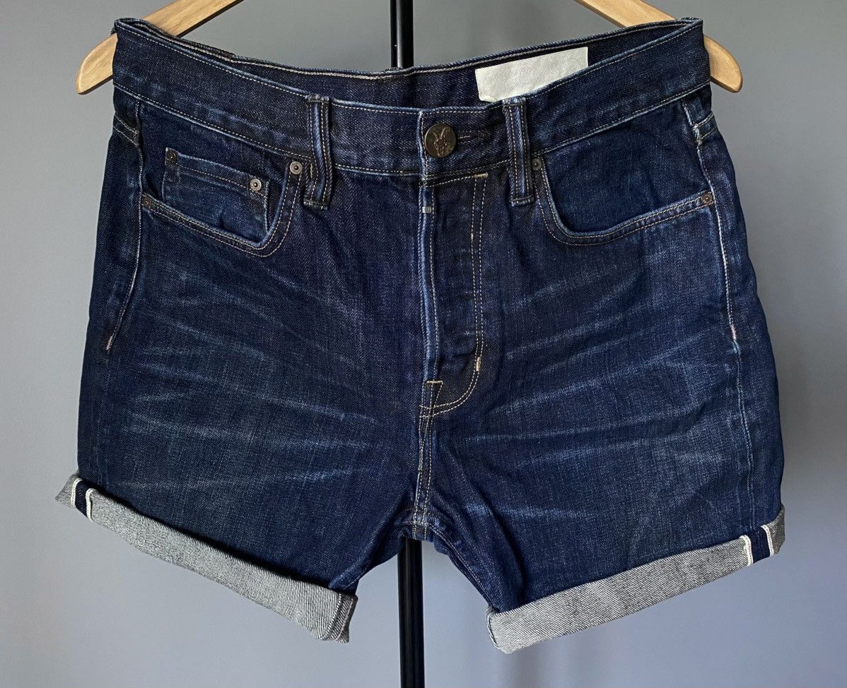 Allsaints Allsaints Deathstar Iggy Selvedge Distressed Denim Shorts Size US 32 / EU 48 - 4 Thumbnail