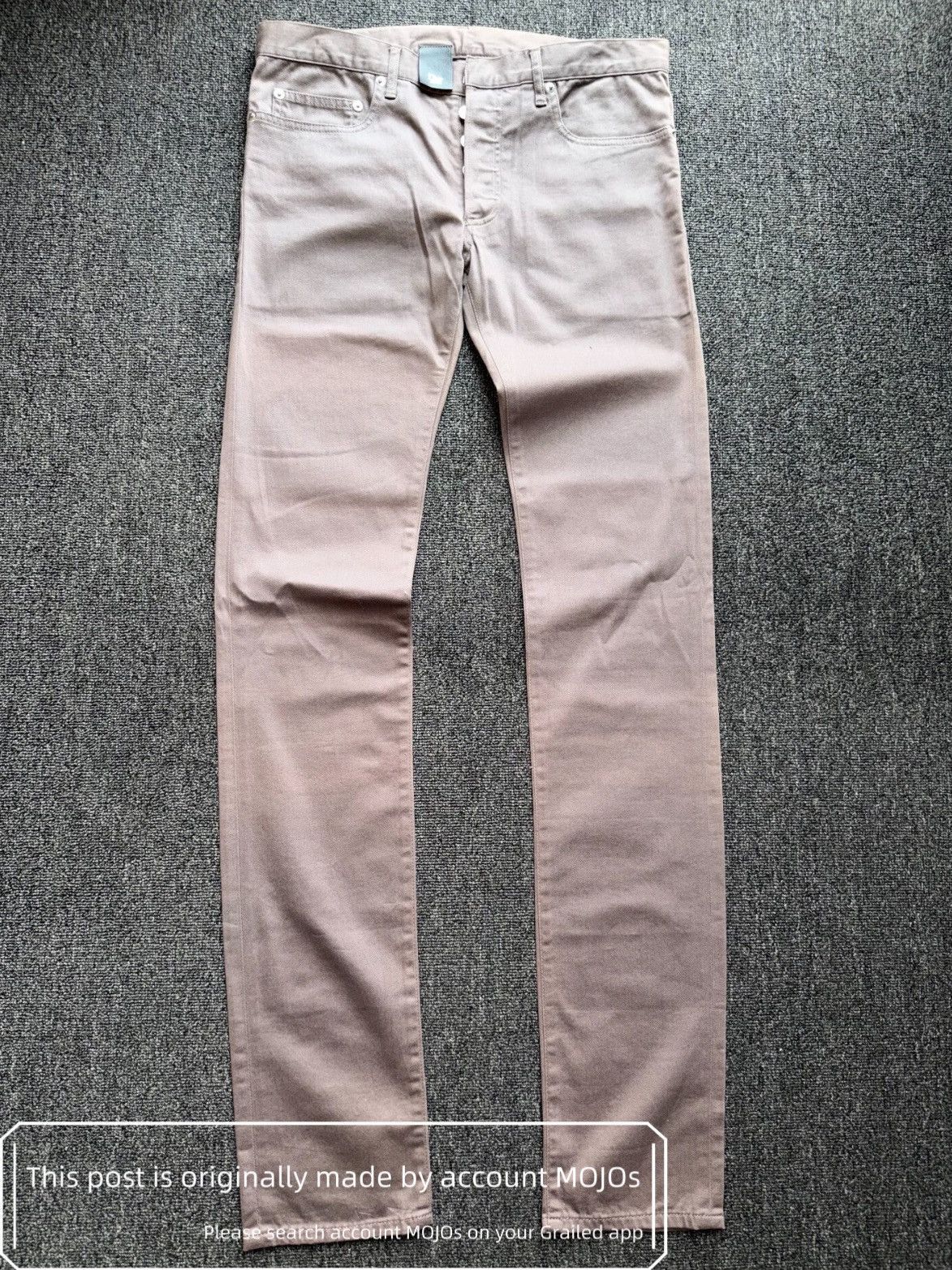 Dior Sz 31 Dior Homme Light Brown Skinny Fit Denim mojos1050 Size US 31 - 1 Thumbnail