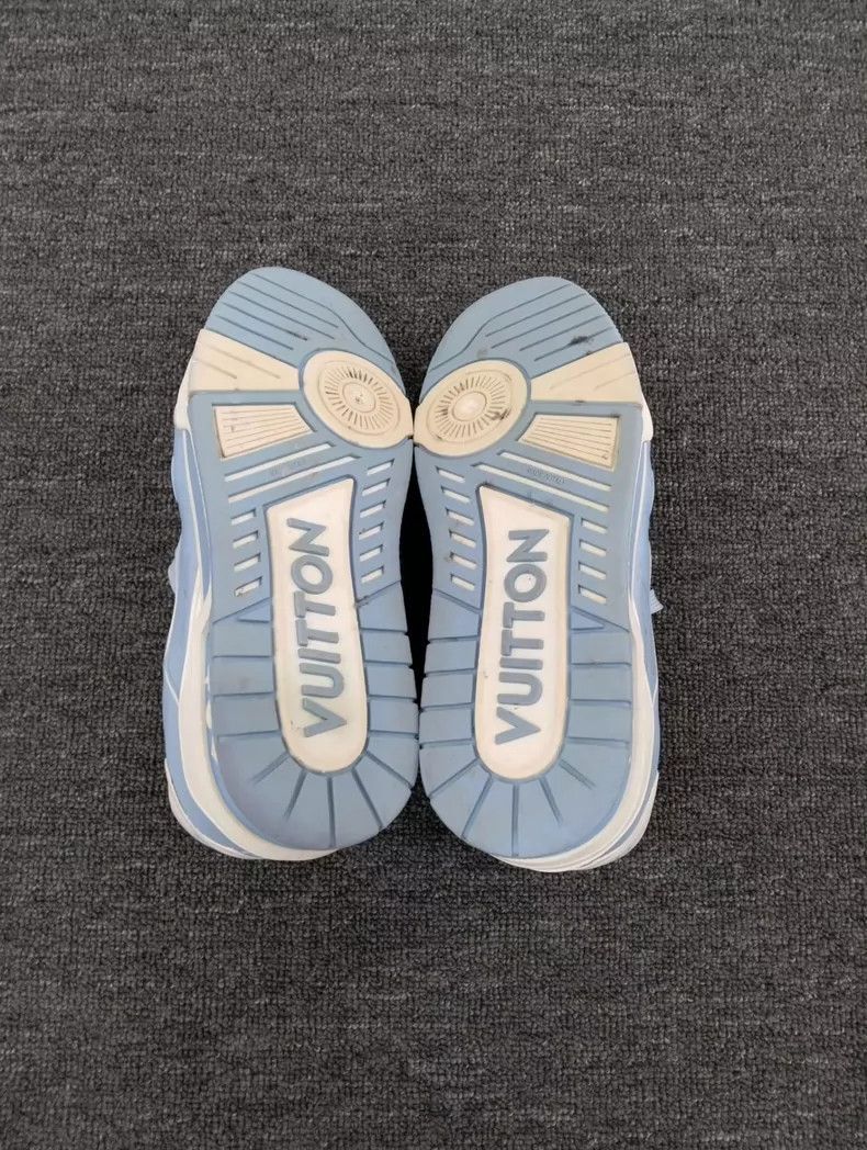 Louis Vuitton Louis Vuitton Louis Vuitton Blue Trainer Shoes for Sale-25 Size US 7.5 / EU 40-41 - 3 Thumbnail