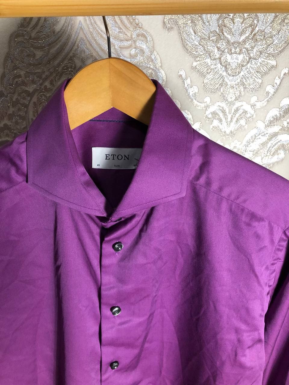 Eton VINTAGE ETON CLASSIC ITALIAN DESIGNER SHIRT CASUAL DELUX Y2K Size US M / EU 48-50 / 2 - 2 Thumbnail