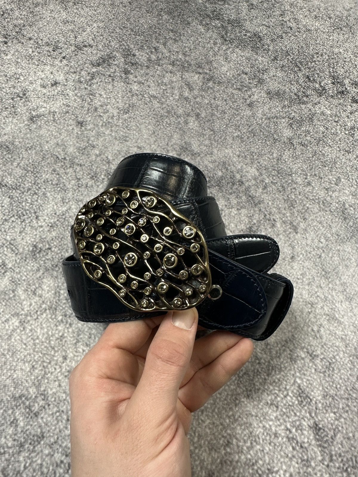 Vintage ELLIOT RNODES Belts Streetwear Avant Garde Opium Luxury Size ONE SIZE - 1 Thumbnail