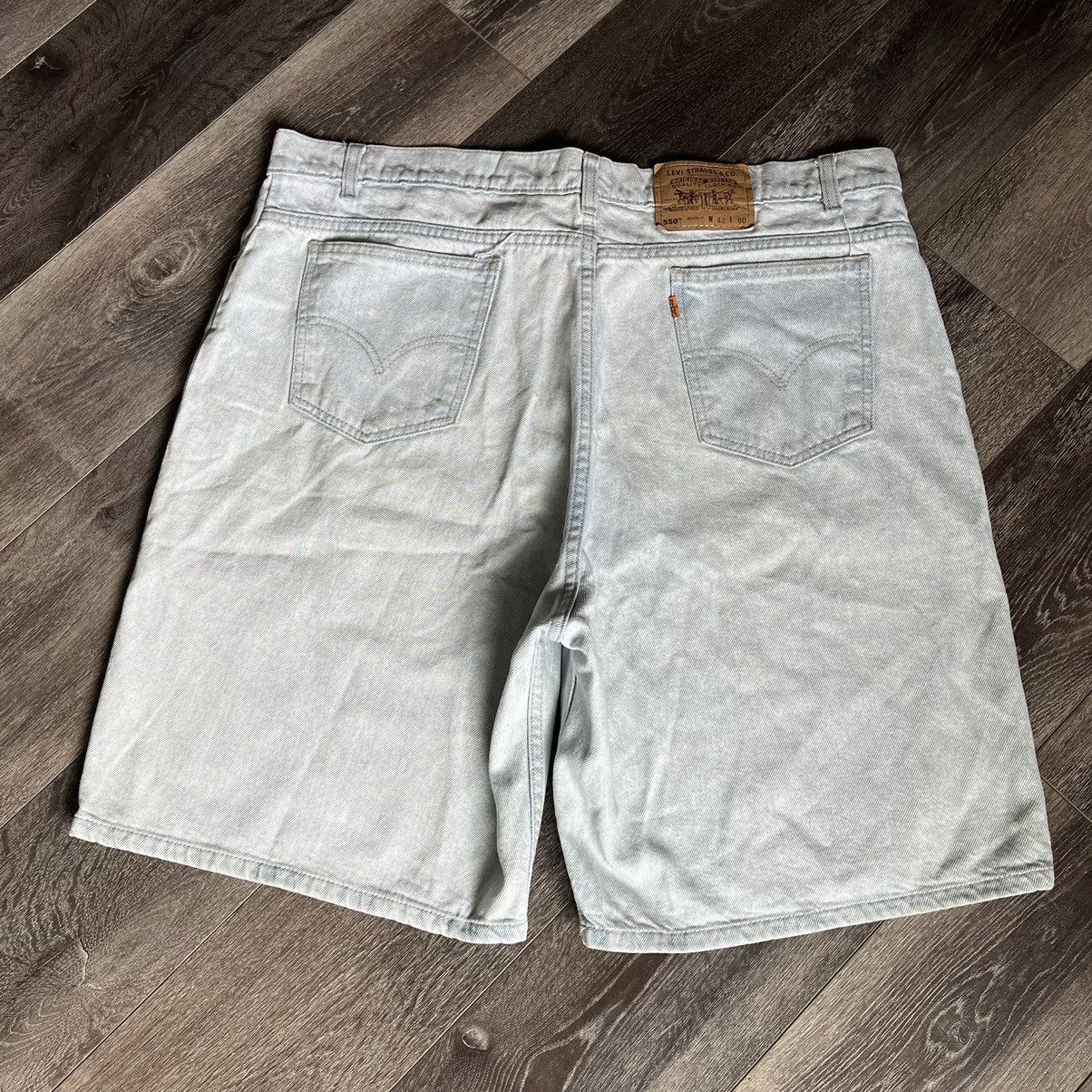 Vintage 90s Levi’s 550 Orange Tab Relaxed Denim Jean Shorts