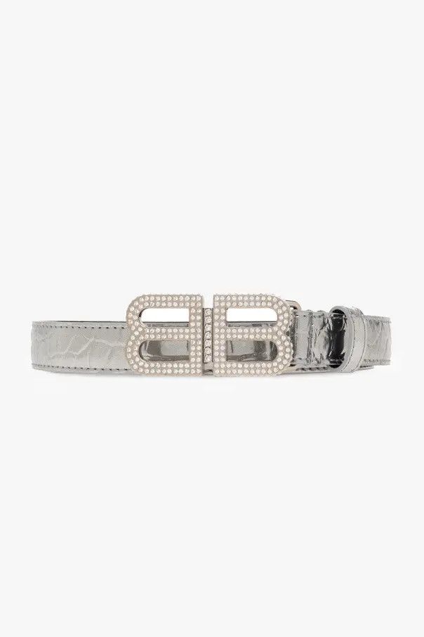 o1mt1gz1224 Size: 70 / BB Hourglass Thin Belt Metallized