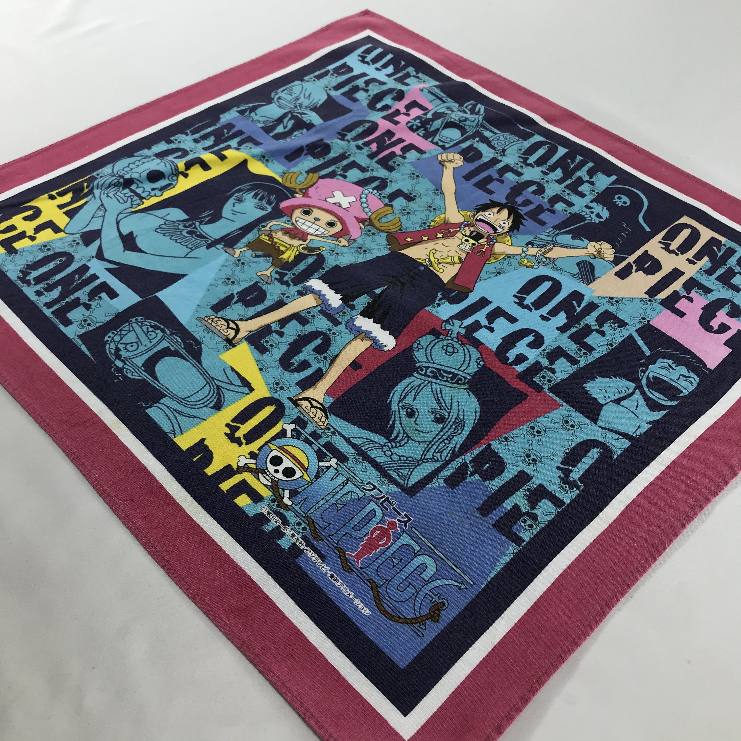 One Piece × Vintage One Piece Bandana / Handkerchief / Neckerchief -S1776 Size ONE SIZE - 2 Thumbnail