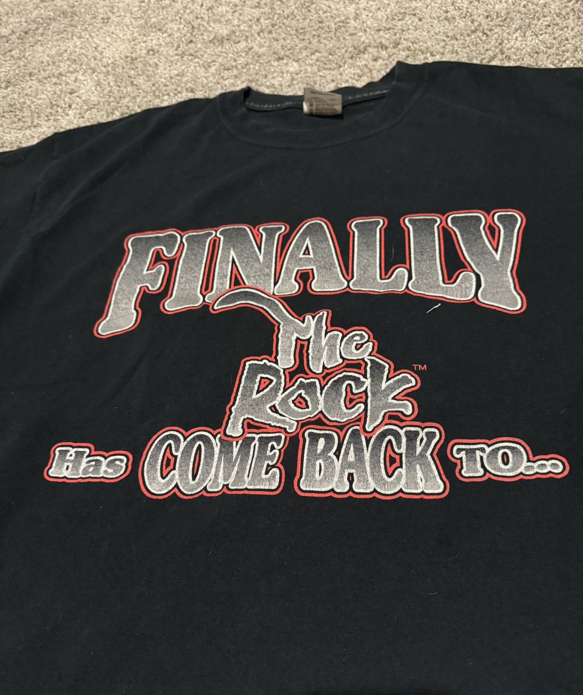WWE × WWF WWF Finally the Rock Size US XL / EU 56 / 4 - 6 Thumbnail
