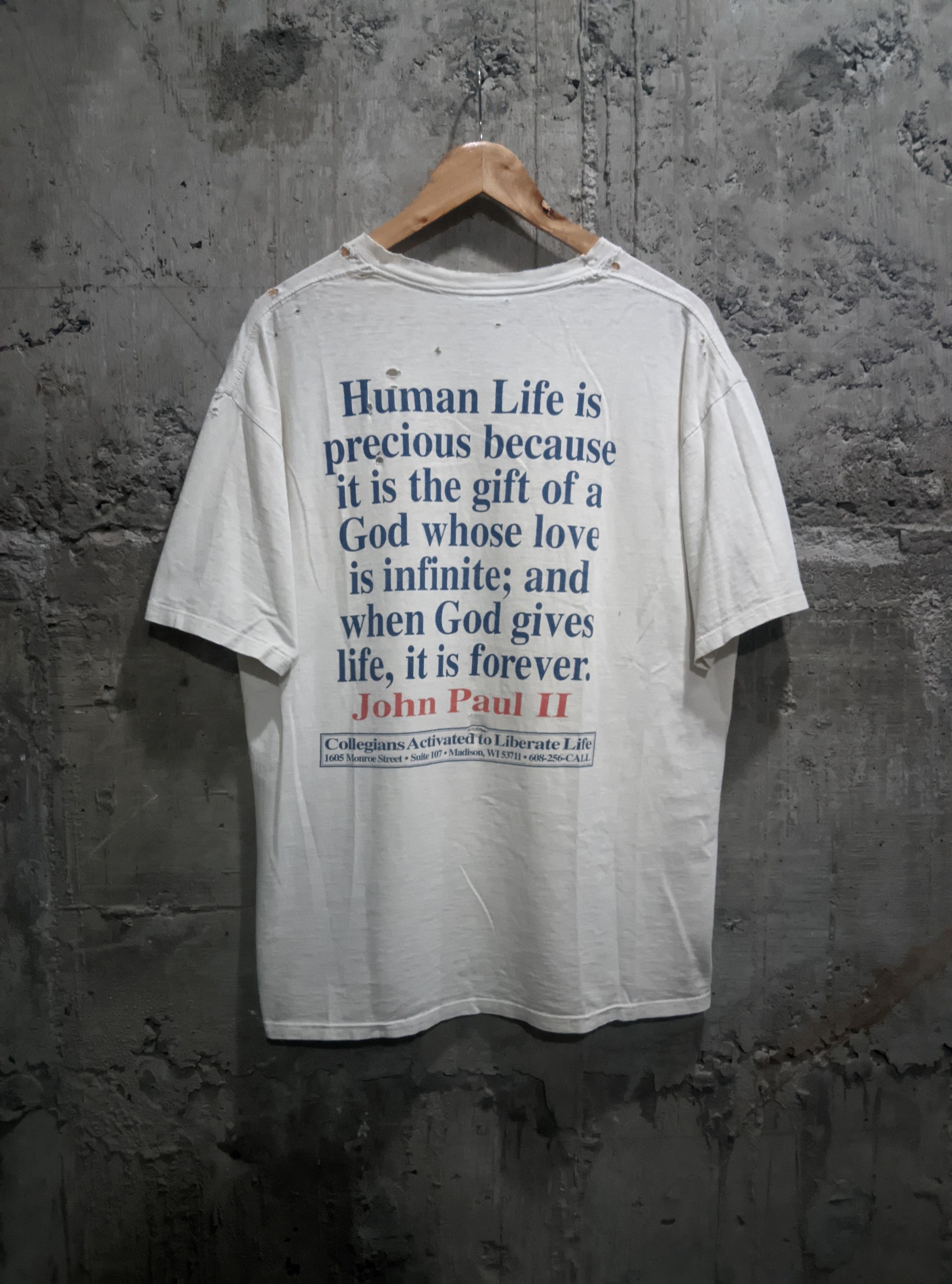 Vintage Vintage 90s thrashed virgin byzantine art distressed ERD Size US XL / EU 56 / 4 - 2 Thumbnail