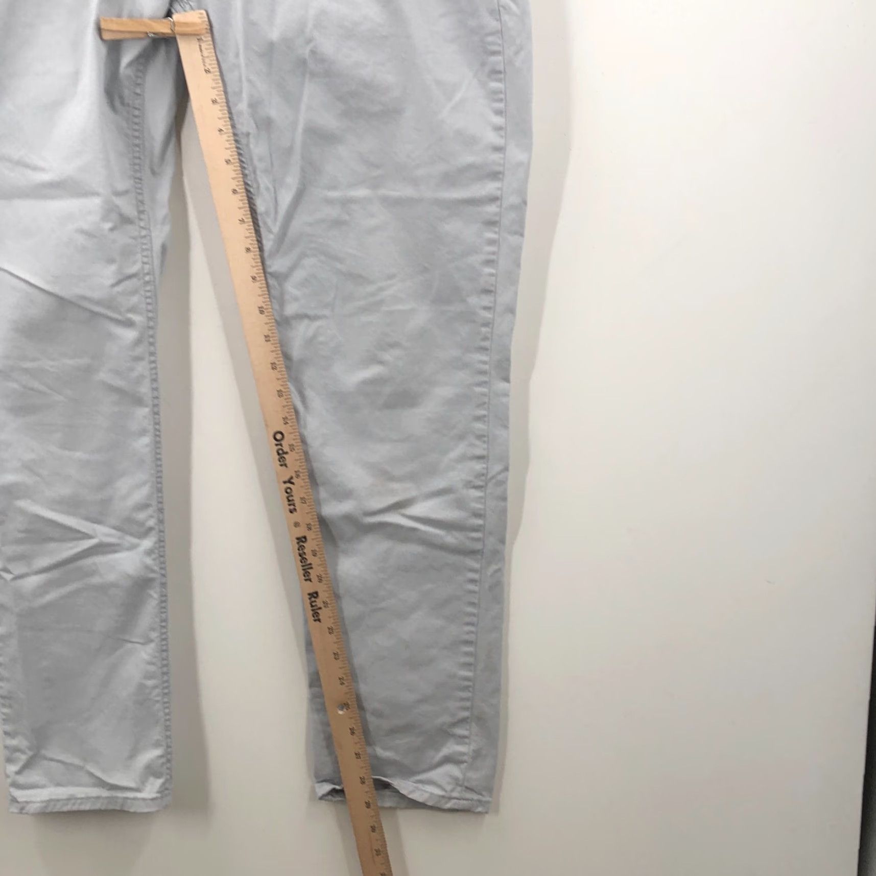Michael Kors Michael Kors Mens Gray Chino Pants Flat Front 36 Regular Inseam 29 Straight Leg 5-Pocket Belt Loops Cotton Blend Size 36 Mens Size US 36 / EU 52 - 7 Thumbnail