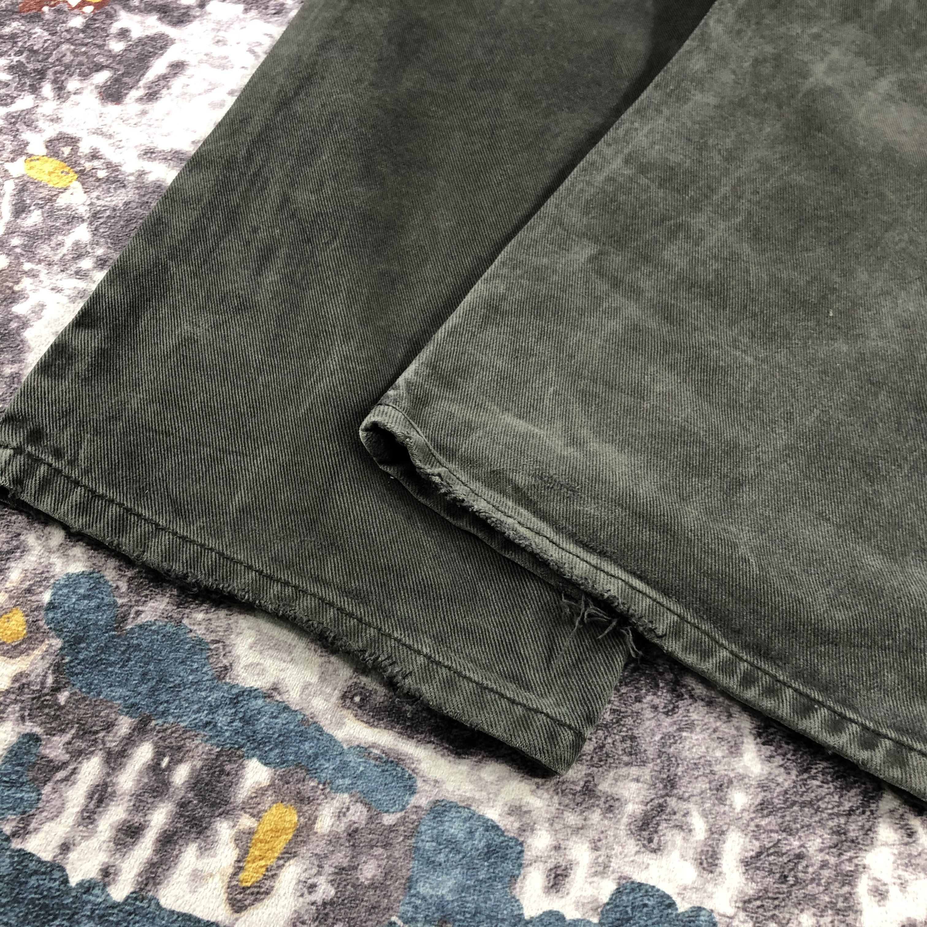 Levi's 90s Vintage Faded Black Levis 501 Jeans-JM2241 Size US 36 / EU 52 - 4 Thumbnail