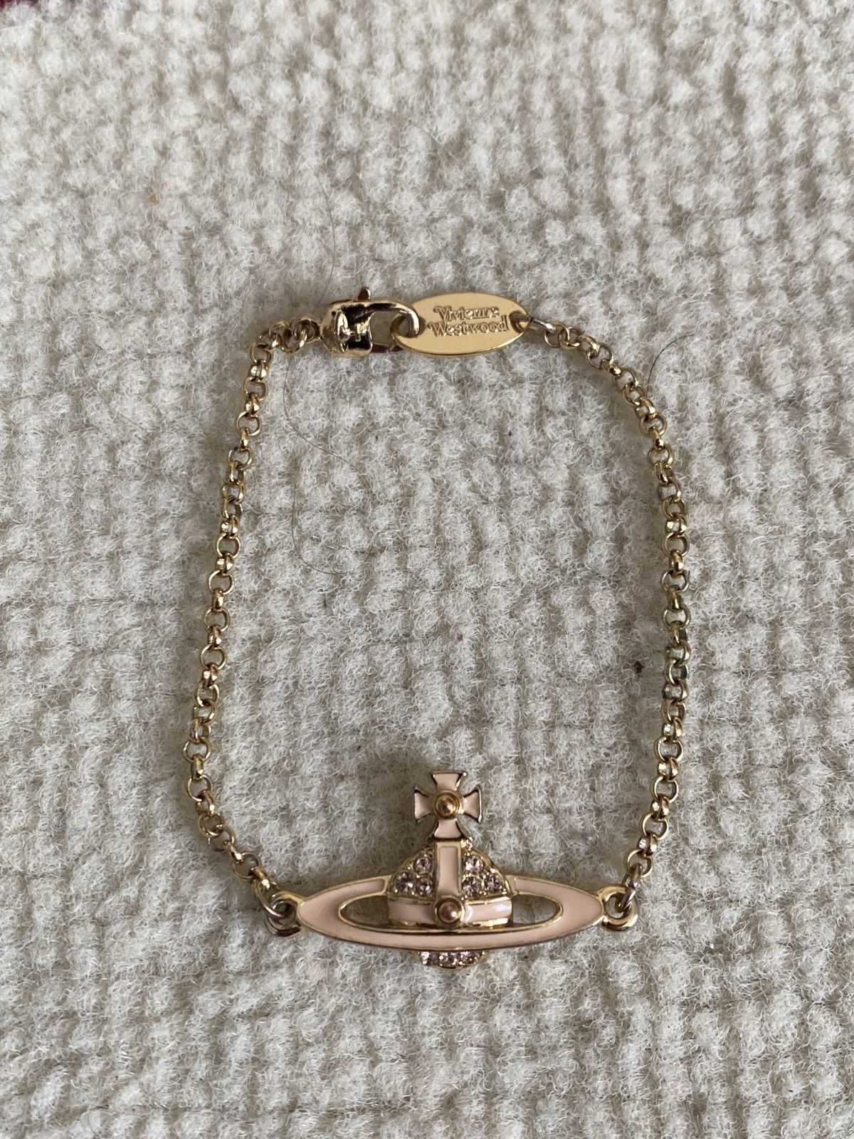 Pre-owned Vivienne Westwood Orb Bracelet In Gold