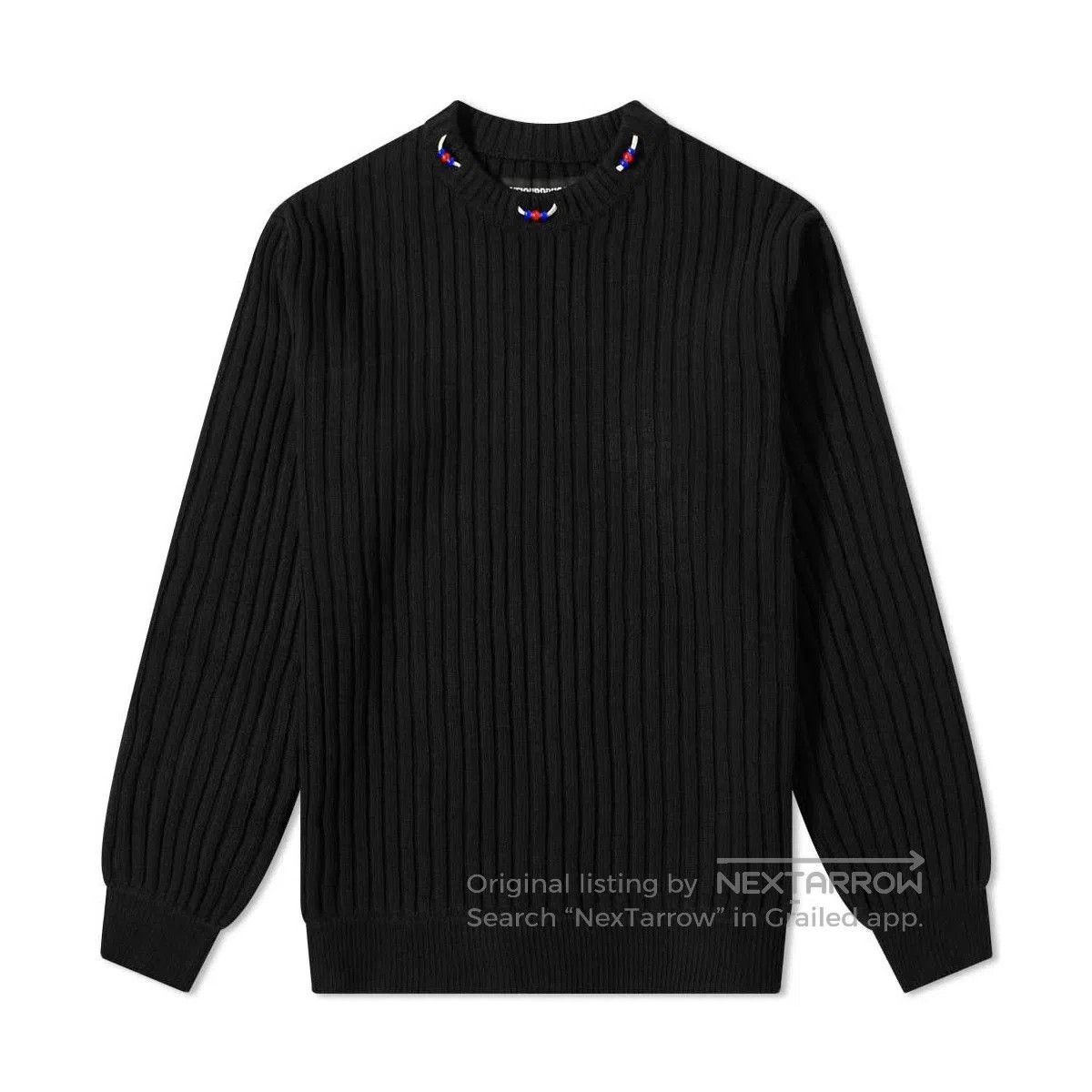 Neighborhood Neighborhood Rib Knit Sweater with Necklace. Size US L / EU 52-54 / 3 - 2 Thumbnail
