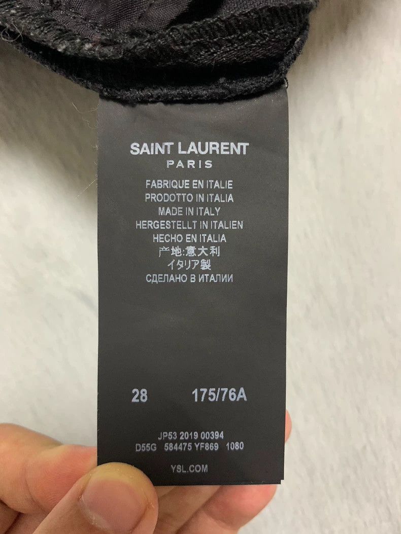 Saint Laurent Paris Saint Laurent Paris Black basic jeans Size US 28 / EU 44 - 5 Thumbnail