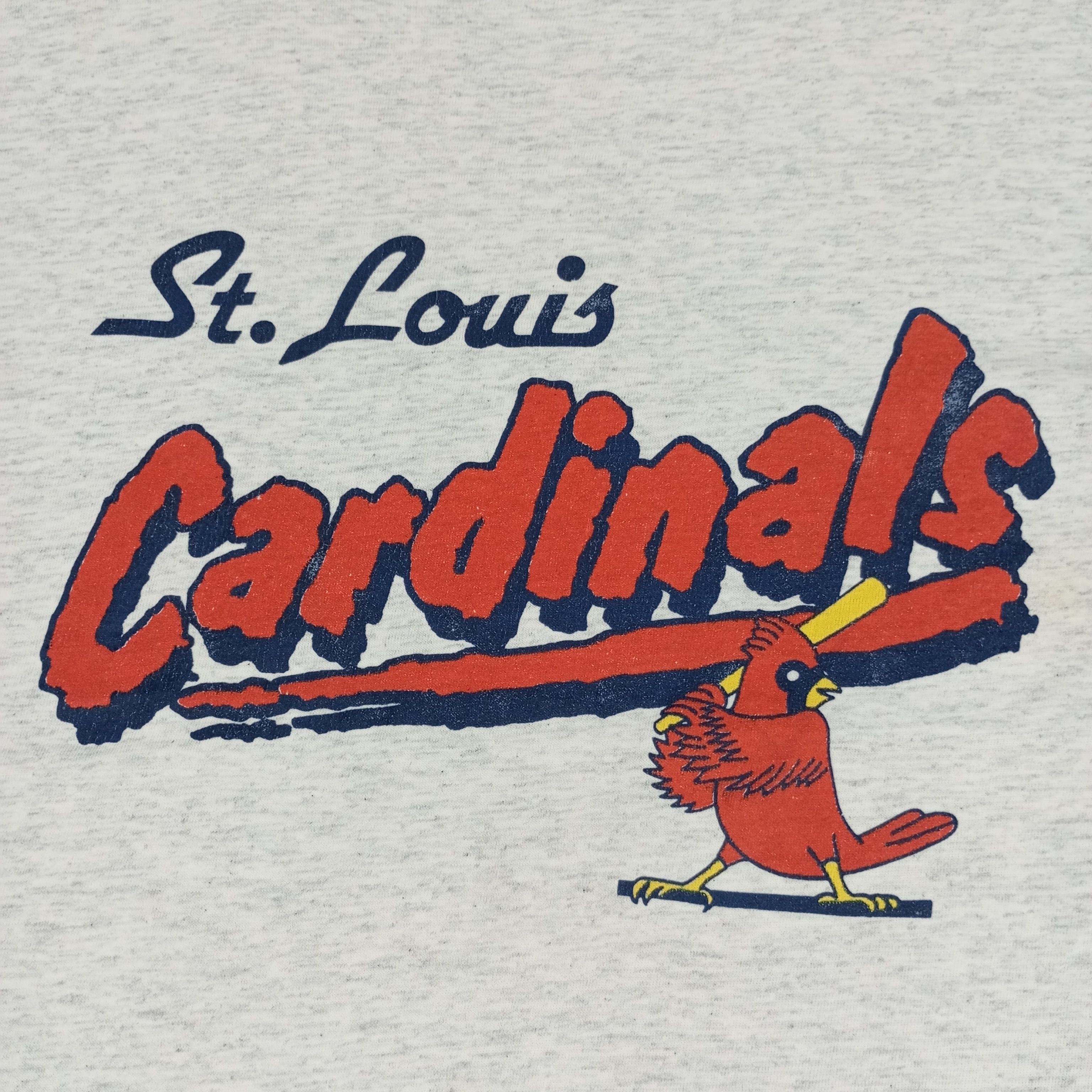 Logo 7 × MLB × Vintage ST Louis Cardinals Baseball Team Vintage Logo 7 Tshirt Size US M / EU 48-50 / 2 - 2 Thumbnail