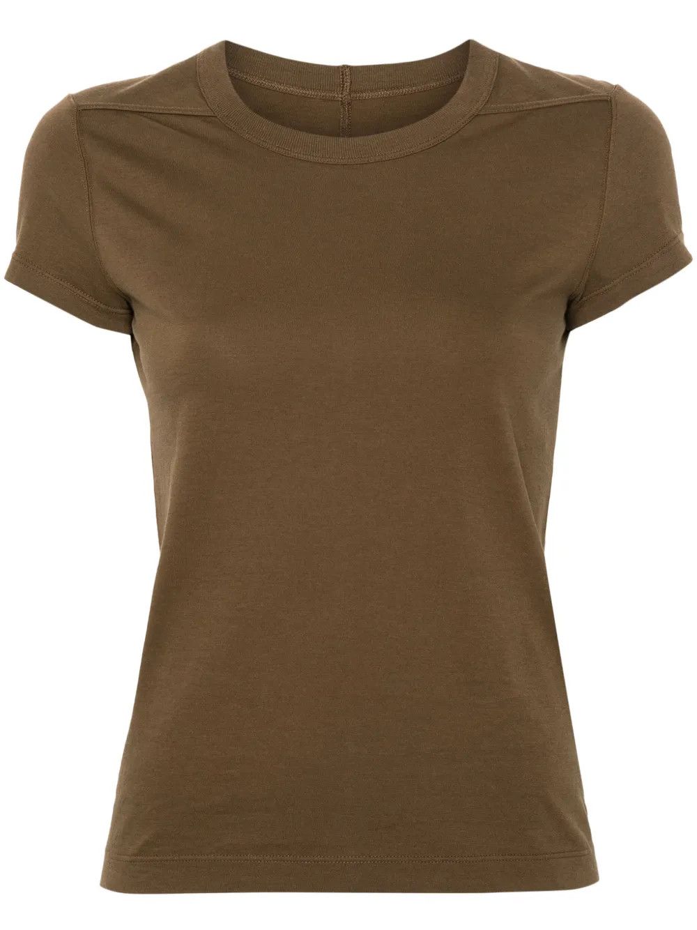 Rick Owens o1y0126 Crewneck T-Shirt in Khaki Size M / US 6-8 / IT 42-44 - 1 Thumbnail