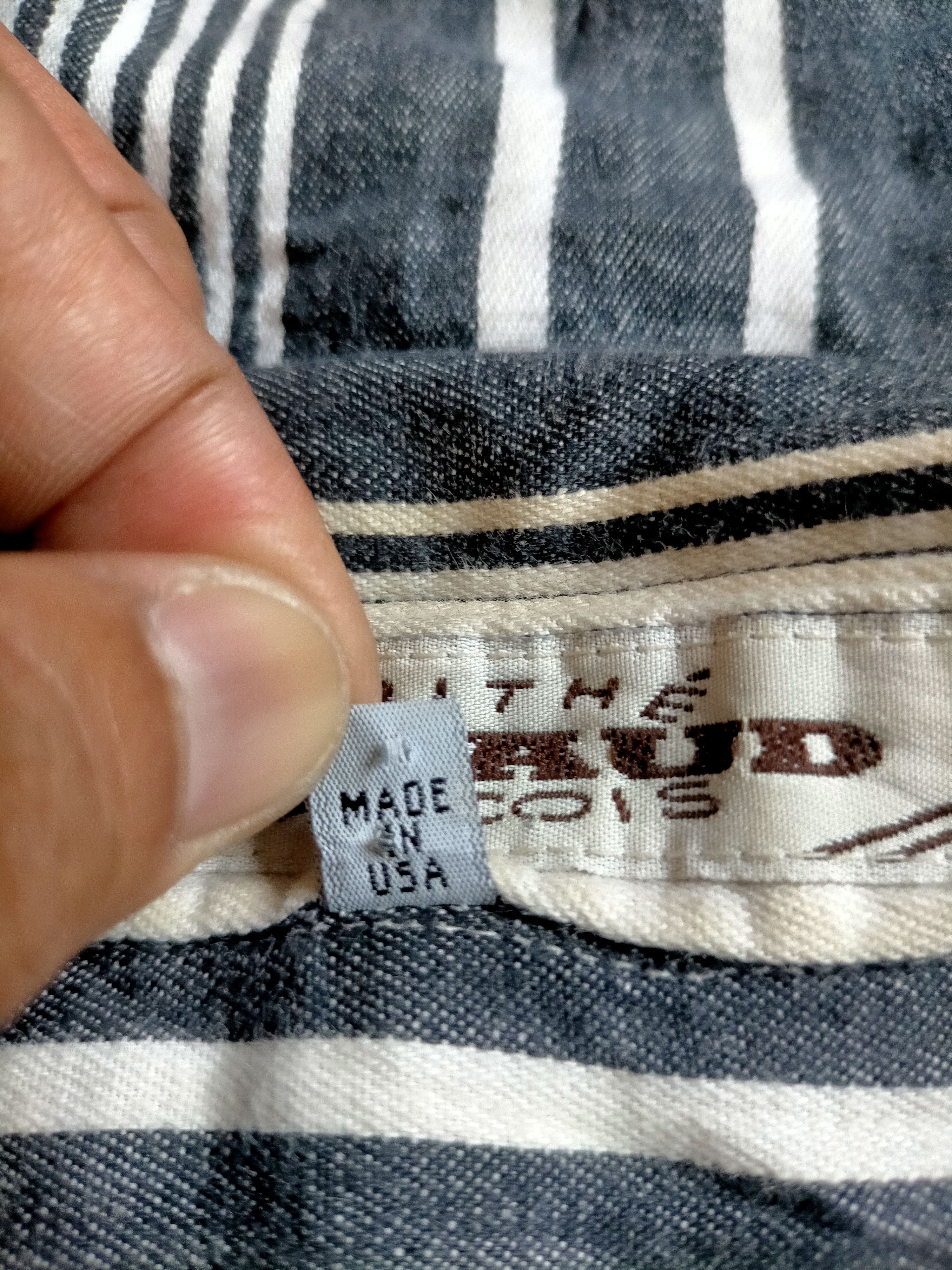 Marithe + Francois Girbaud Marithe +Francois Girbaud Hickory Striped Denim Button ups Size US M / EU 48-50 / 2 - 22 Thumbnail