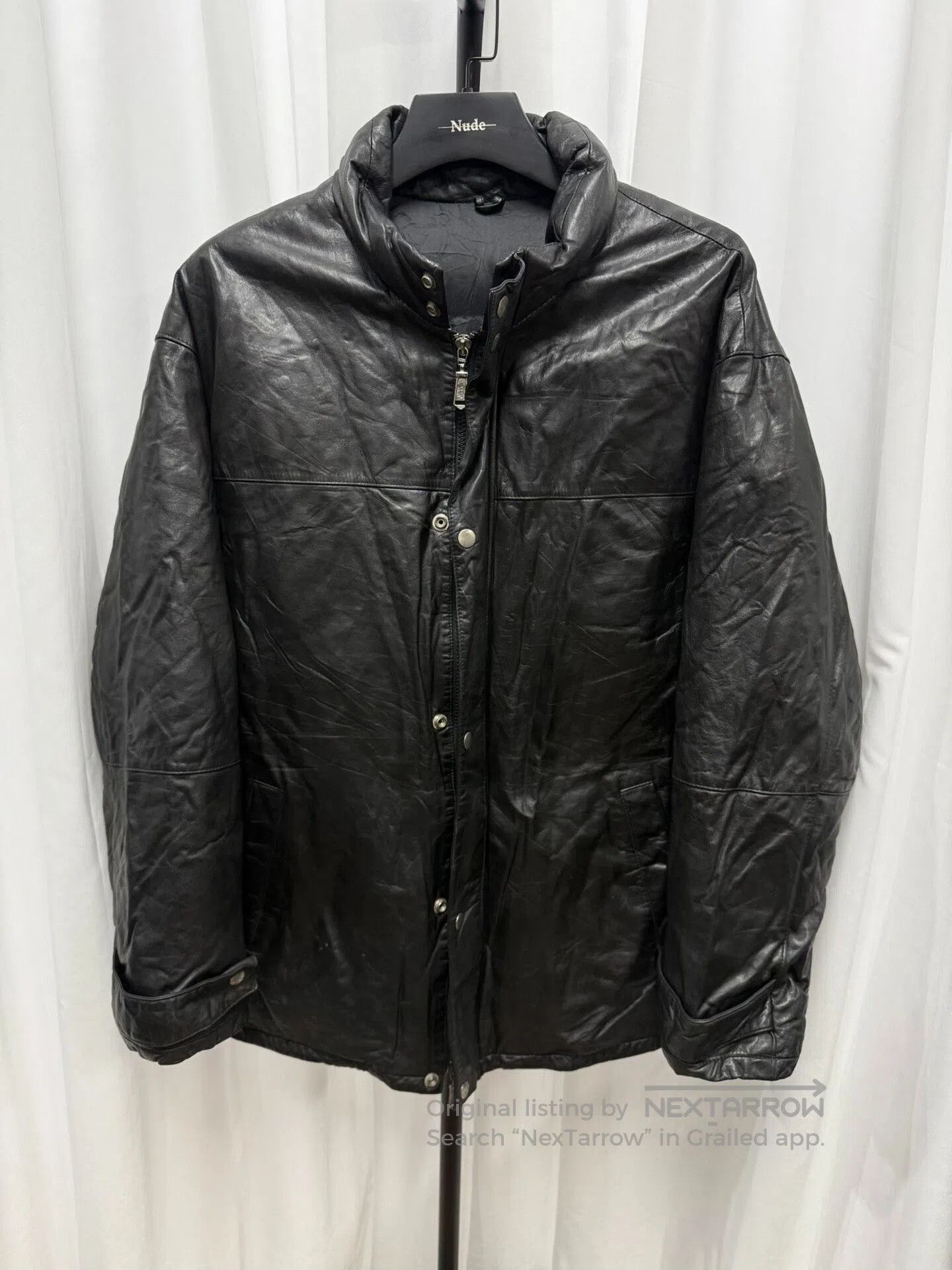 Yohji Yamamoto yohji yamamoto leather down jacket M size. Size US M / EU 48-50 / 2 - 1 Thumbnail