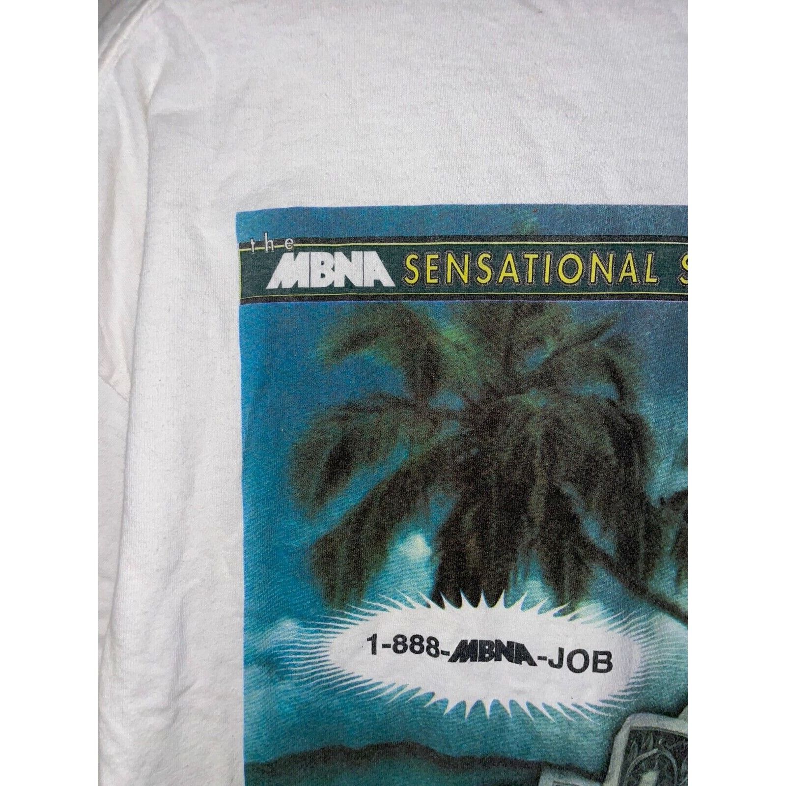Delta Vintage Money Shirt MBNA Sensational Summer Tour Dollar XL Size US XL / EU 56 / 4 - 6 Thumbnail