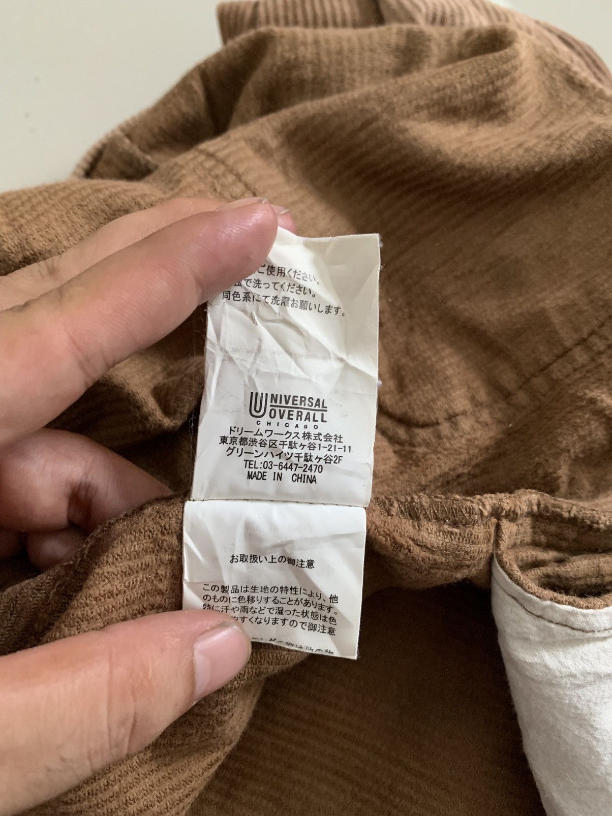 Japanese Brand Universal Overall Relaxed Wide Corduroy Pants Size US 32 / EU 48 - 5 Thumbnail
