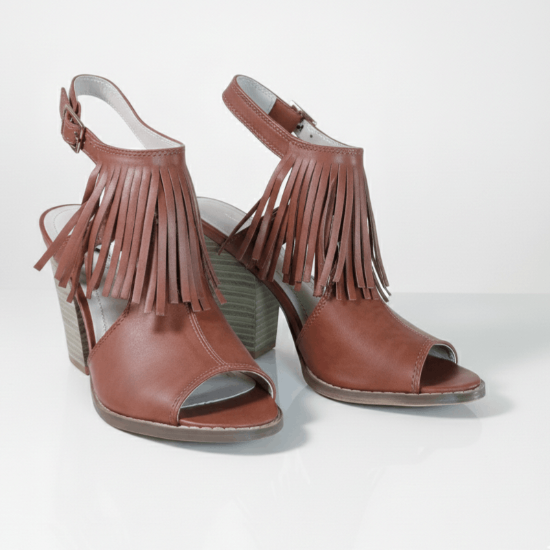 Other Nature Breeze Size 6.5 Brown Tan Sandal Block Vegan Leather Size US 6.5 / IT 36.5 - 1 Thumbnail
