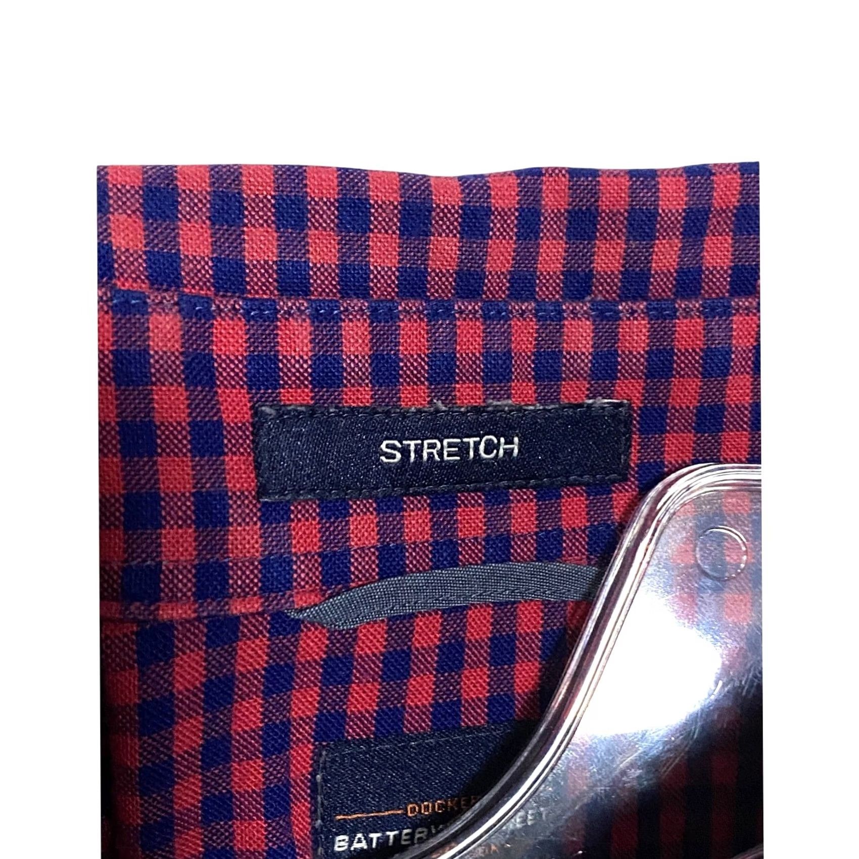 Dockers VINTAGE Dockers Battery Street Red Blue Check Button-Down Shirt Classic Fit M Men Red Blue Check Button-Down Shirt Mens M Preppy Workwear Size US M / EU 48-50 / 2 - 7 Thumbnail