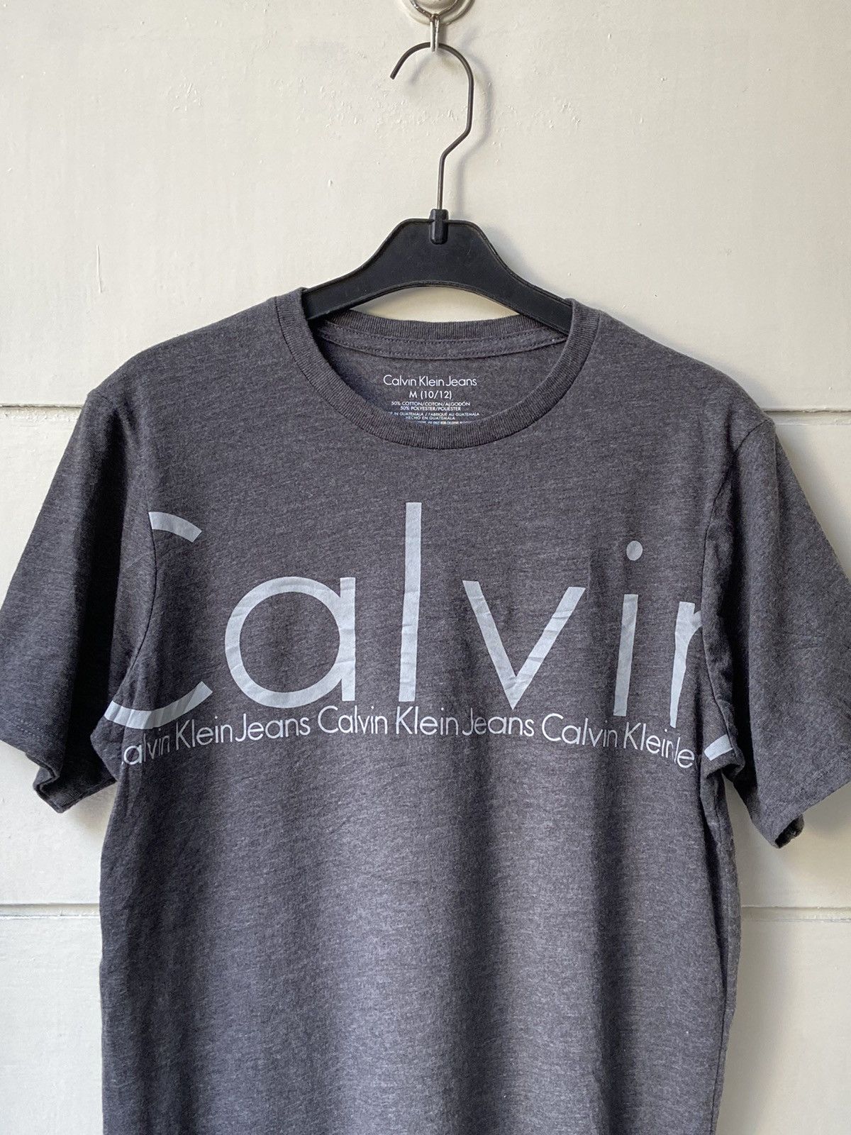 Calvin Klein CALVIN KLEIN Grey T-Shirt Size US XS / EU 42 / 0 - 8 Thumbnail