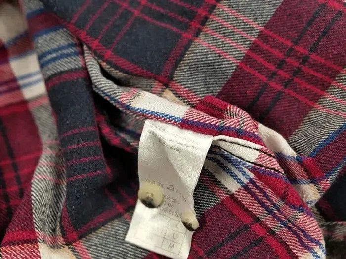 Flannel Vintage Flannel Shirt Checkered Travis Scott Style Hype Size US L / EU 52-54 / 3 - 9 Thumbnail