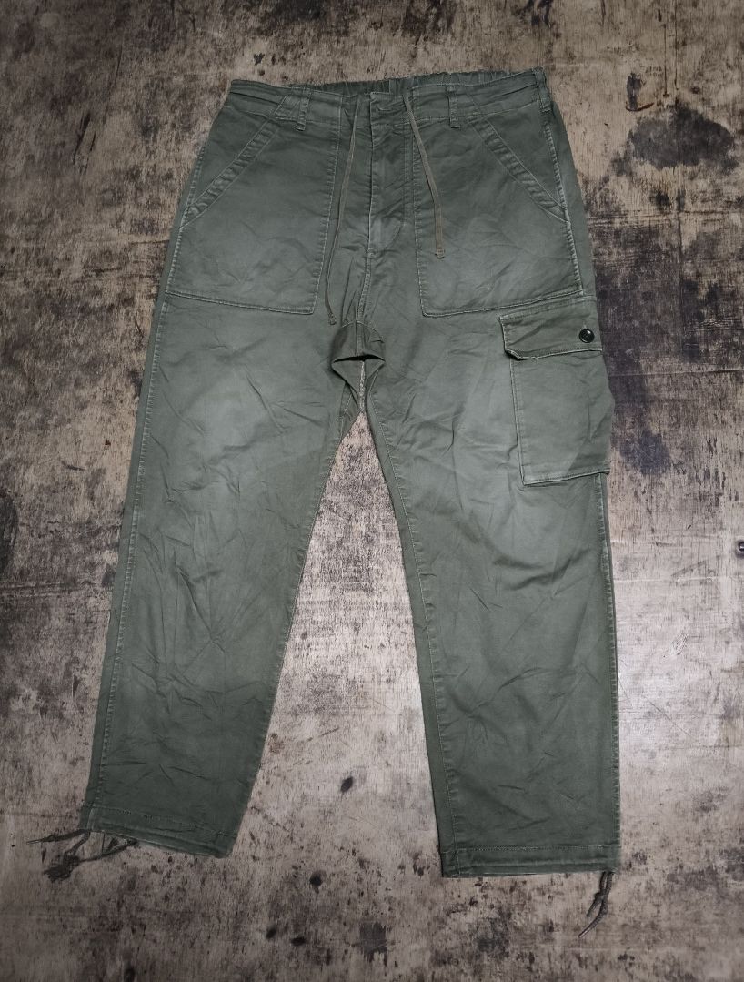 Beams Plus Vintage Beams Cargo Pants Sage De Cret Size US 33 - 1 Thumbnail