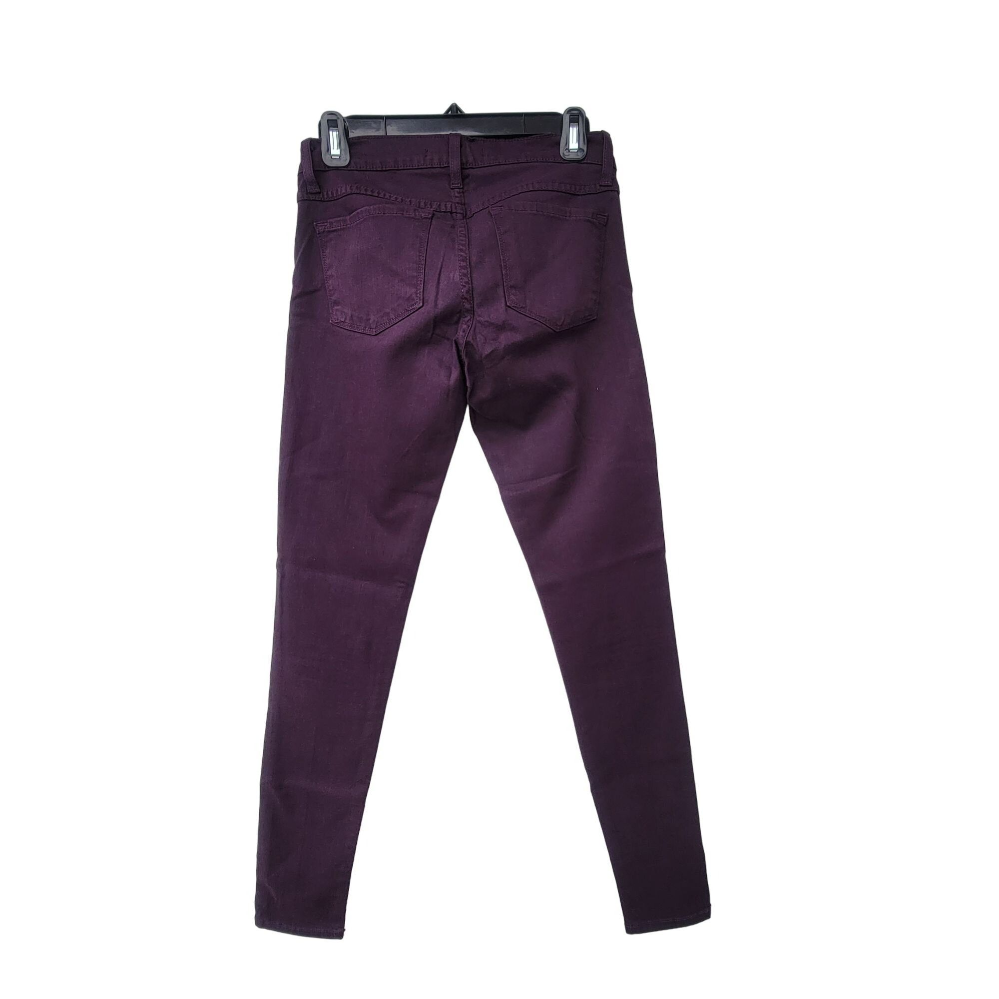 Other ⭐FLYING MONKEY Sz 26 Women's stretch purple low rise denim j Size 26" / US 2 / IT 38 - 2 Thumbnail