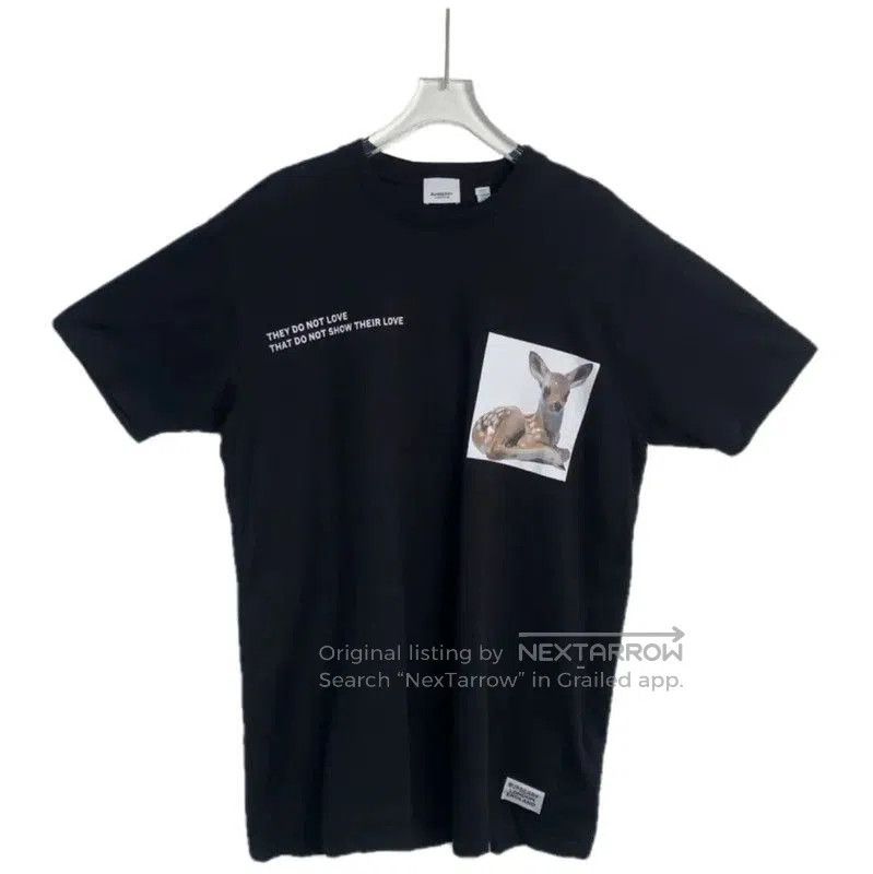 Burberry Burberry Black Cotton Women's T-Shirt. Size XS / US 0-2 / IT 36-38 - 1 Thumbnail