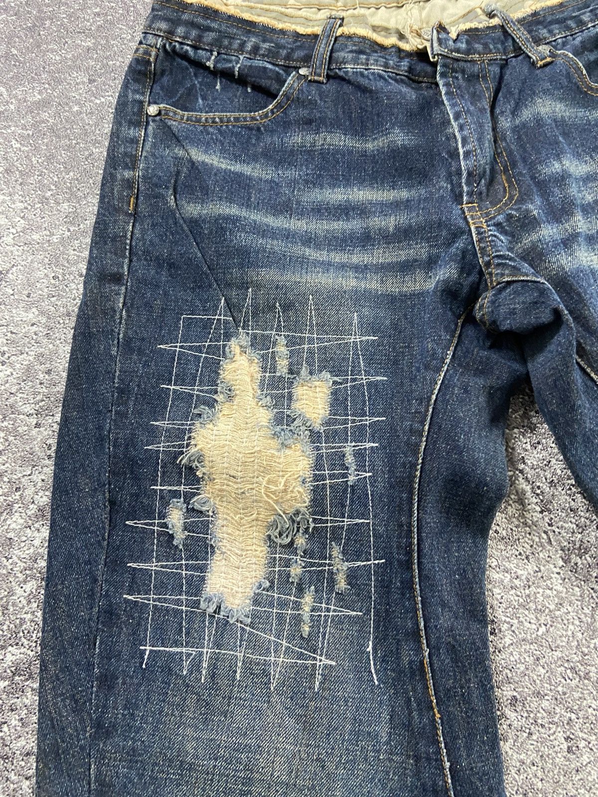 Designer × Japanese Brand Japanese brand double waist denim Size US 32 / EU 48 - 2 Thumbnail