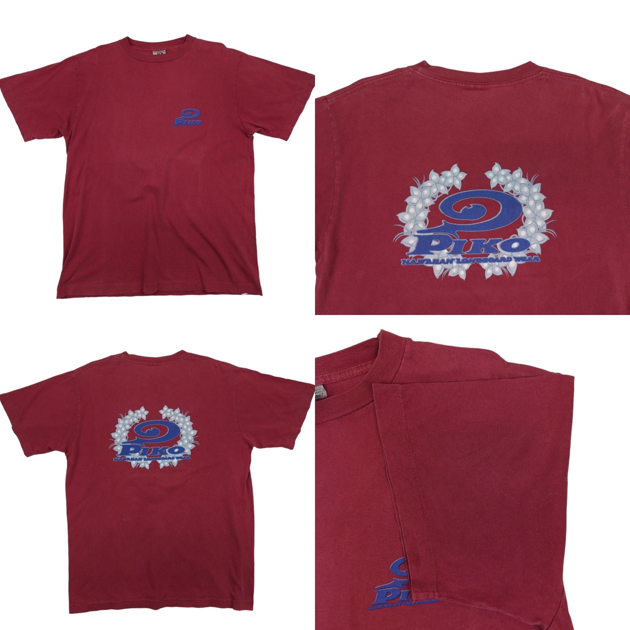 Vintage Vintage 90's COMBO Piko Surf T Shirt Single Stitches Tee Size US M / EU 48-50 / 2 - 17 Thumbnail